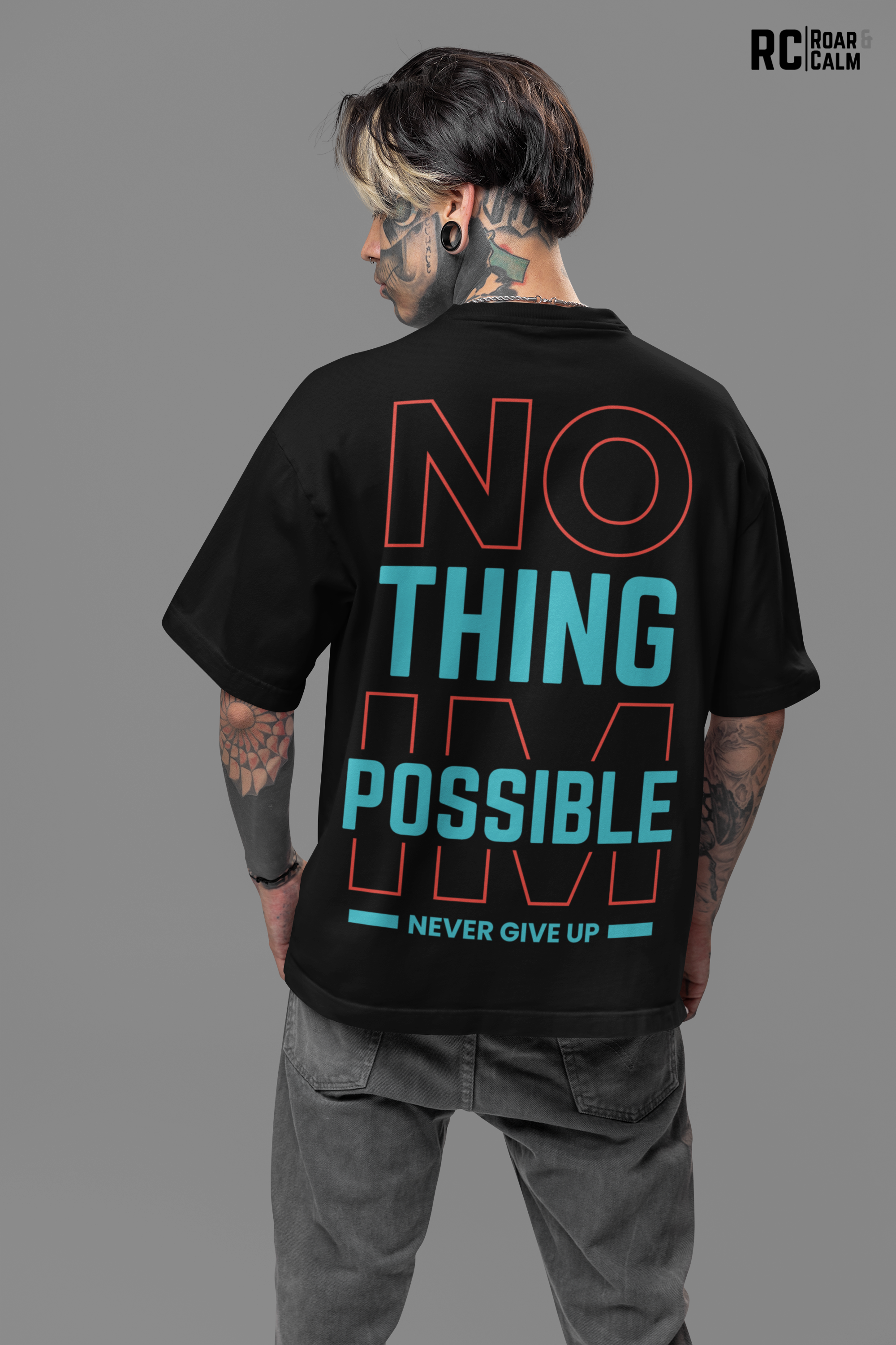 Dominate Training Tee – Oversized Drop Shoulder Fit