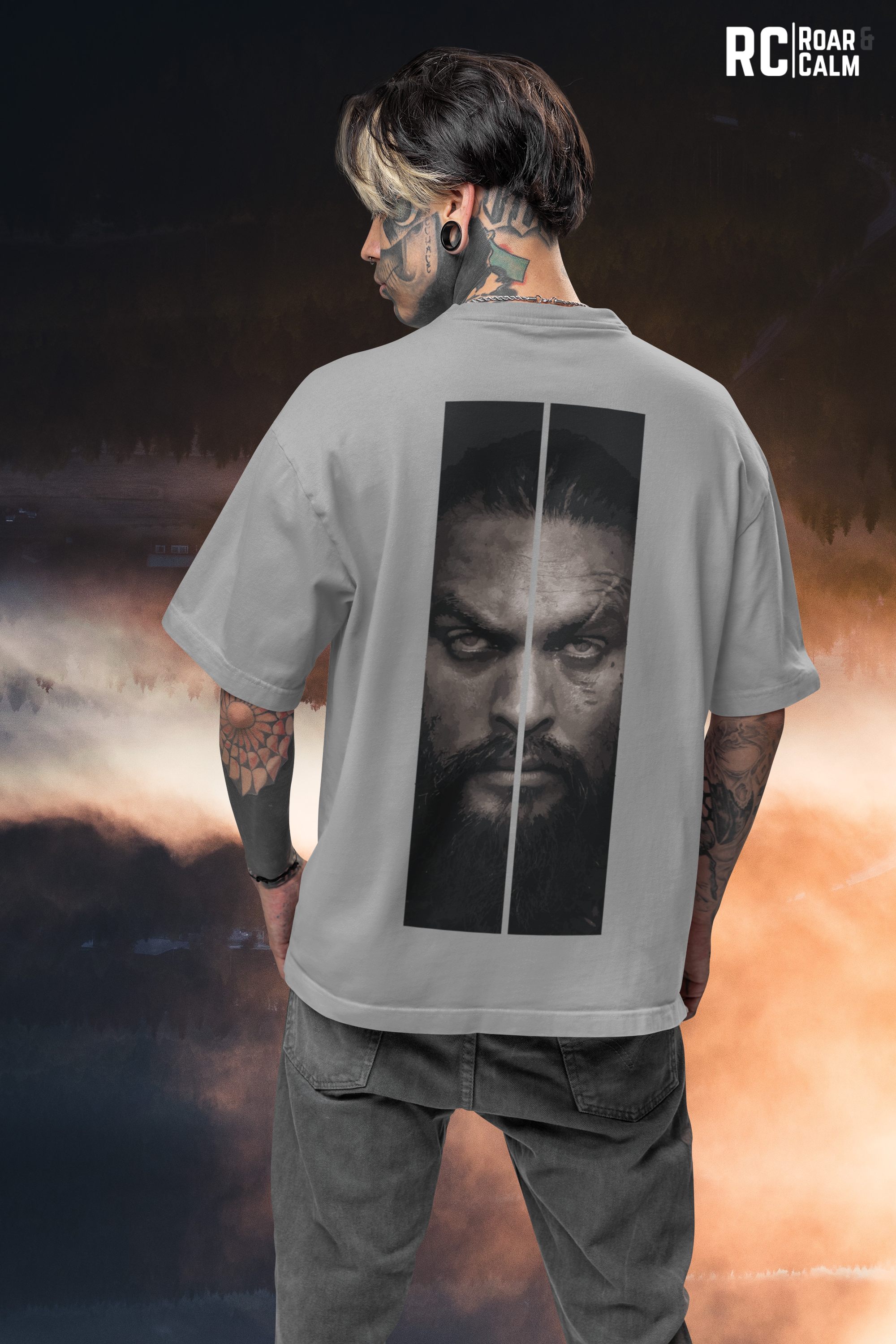 BABA VOSS Oversized T-Shirt Roar & Calm Collection