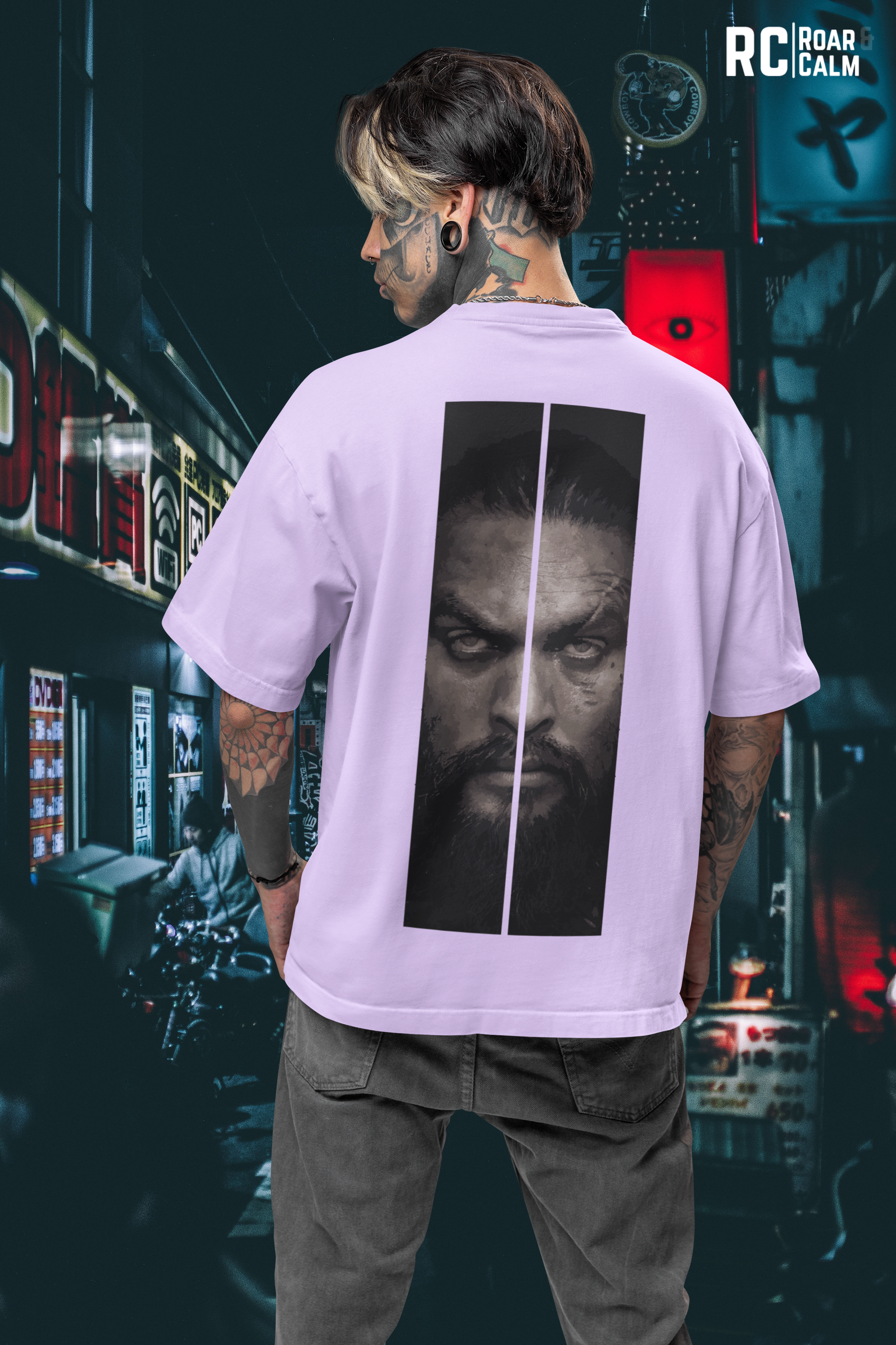 BABA VOSS Oversized T-Shirt Roar & Calm Collection