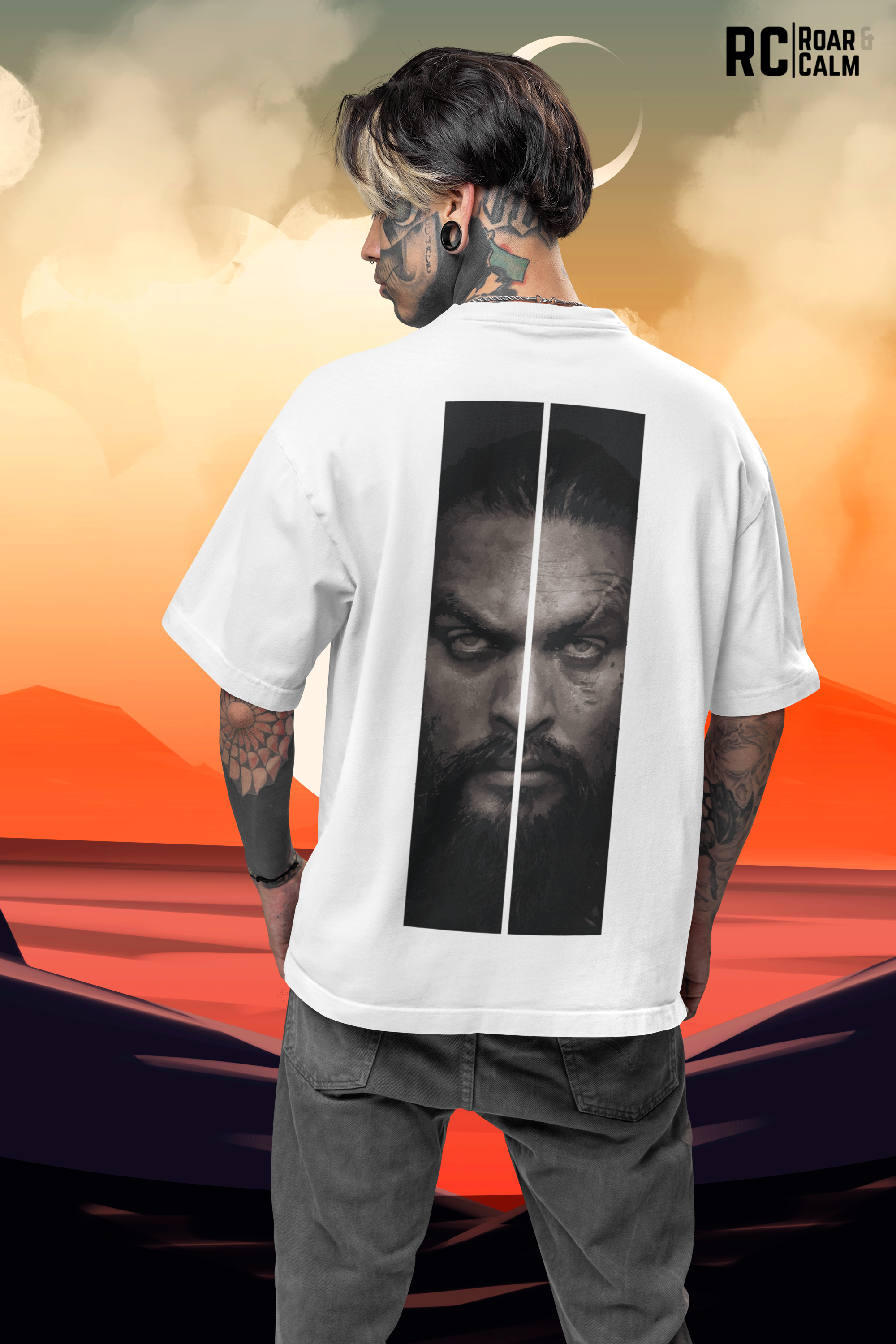 BABA VOSS Oversized T-Shirt Roar & Calm Collection
