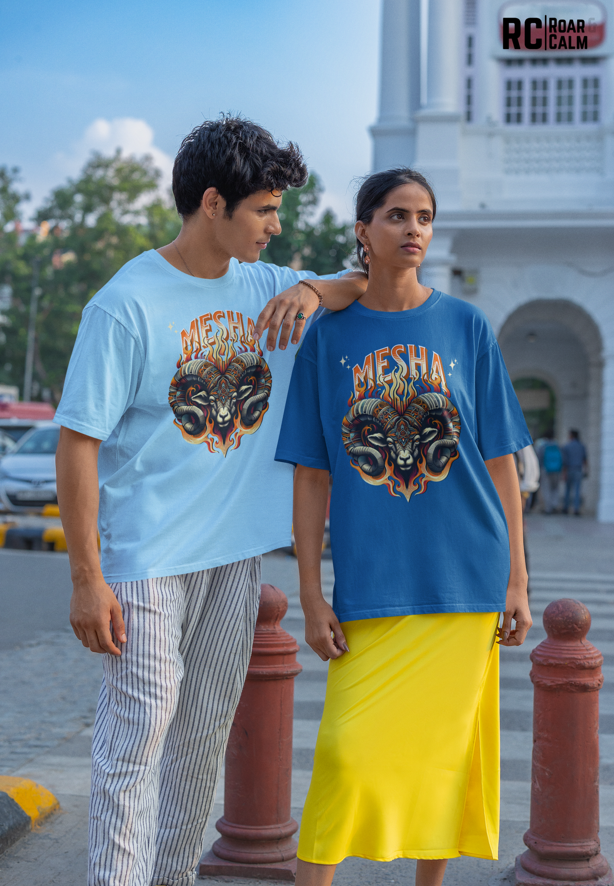 Mesha Zodiac Oversized T-Shirt (UNISEX) – Roar & Calm Collection