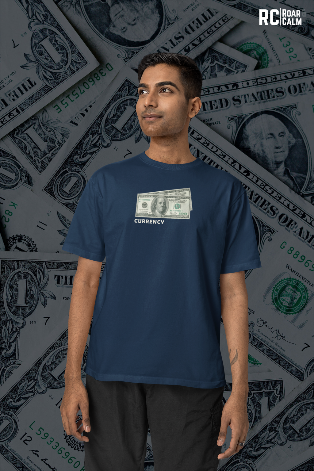 CURRENCY Oversized T-Shirt (UNISEX) – Roar & Calm Collection