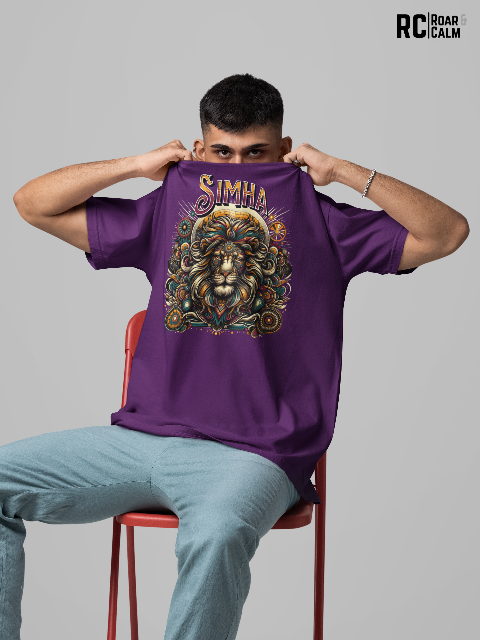 Simha Zodiac Oversized T-Shirt (UNISEX) – Roar & Calm Collection