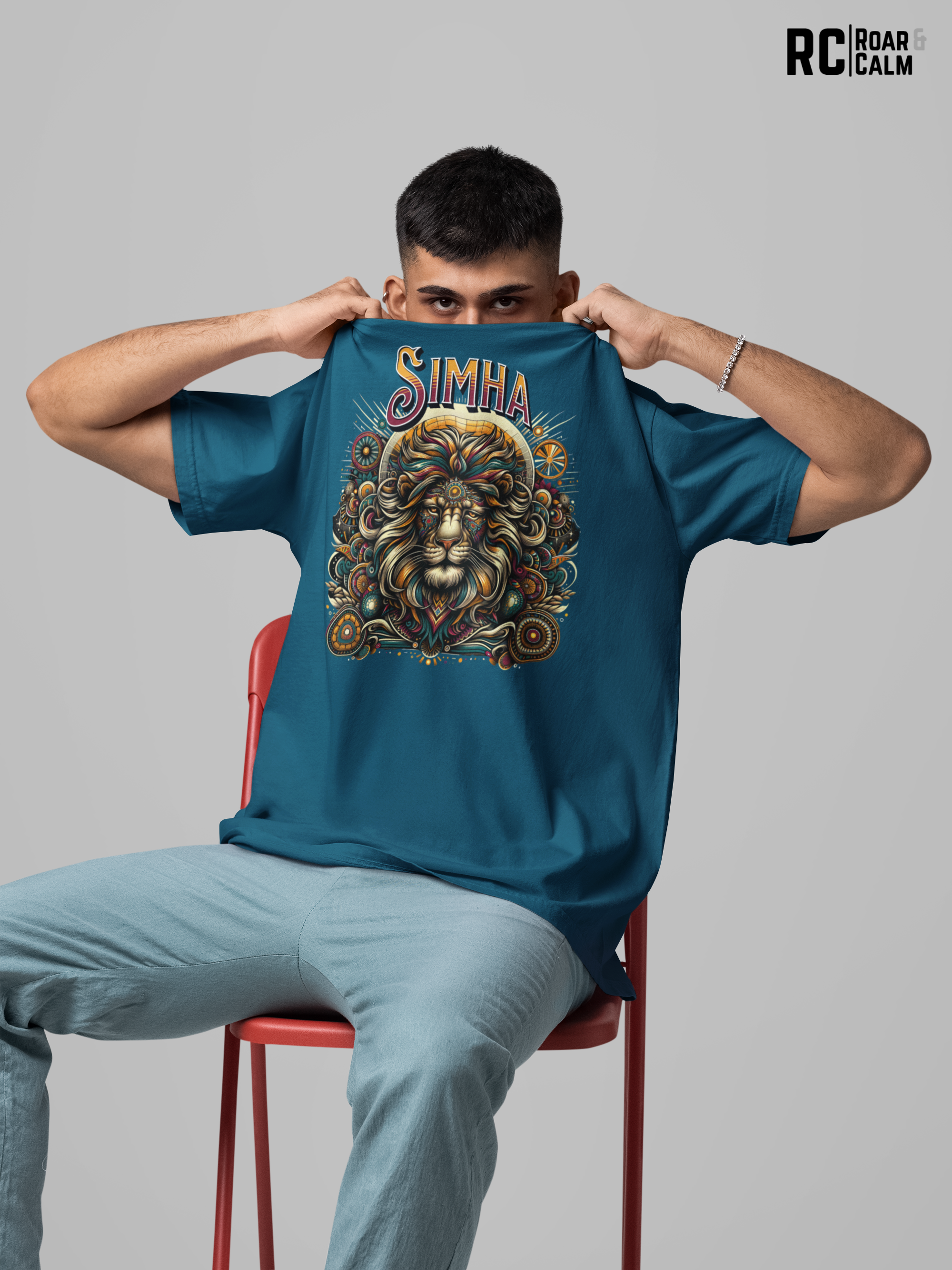 Simha Zodiac Oversized T-Shirt (UNISEX) – Roar & Calm Collection