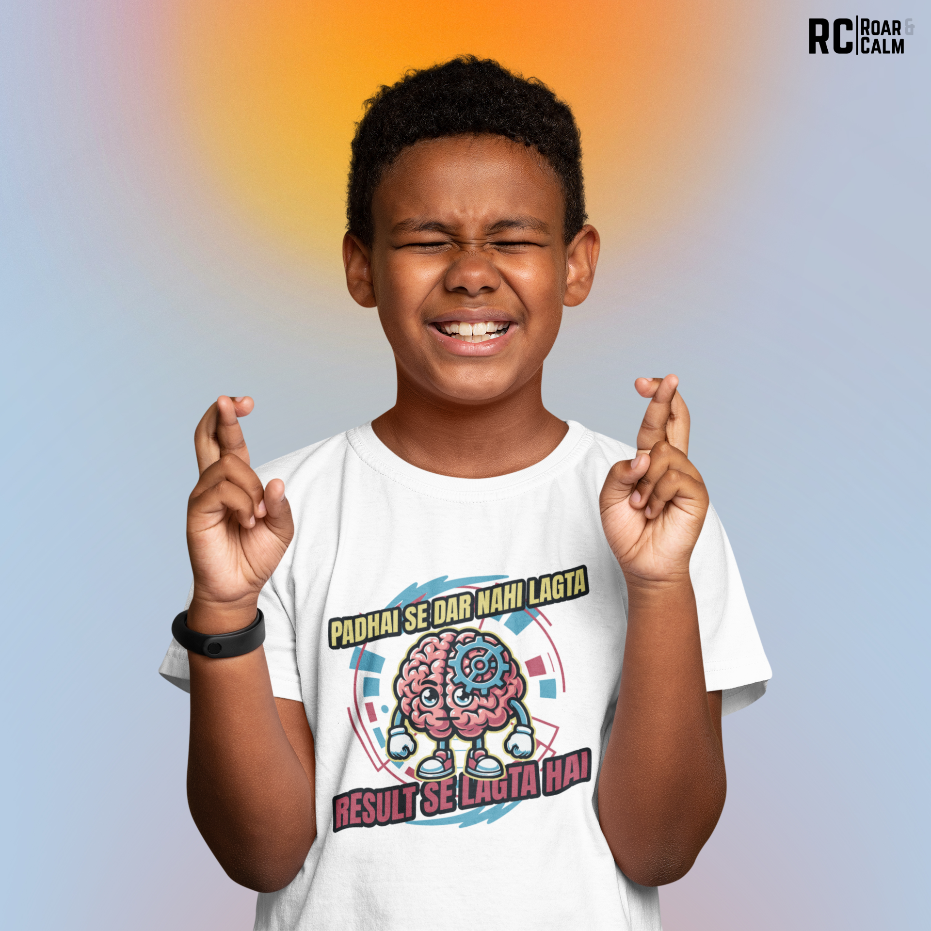 Padhai Dar Nahi Lagta T-Shirt – Roar & Calm Kids Collection