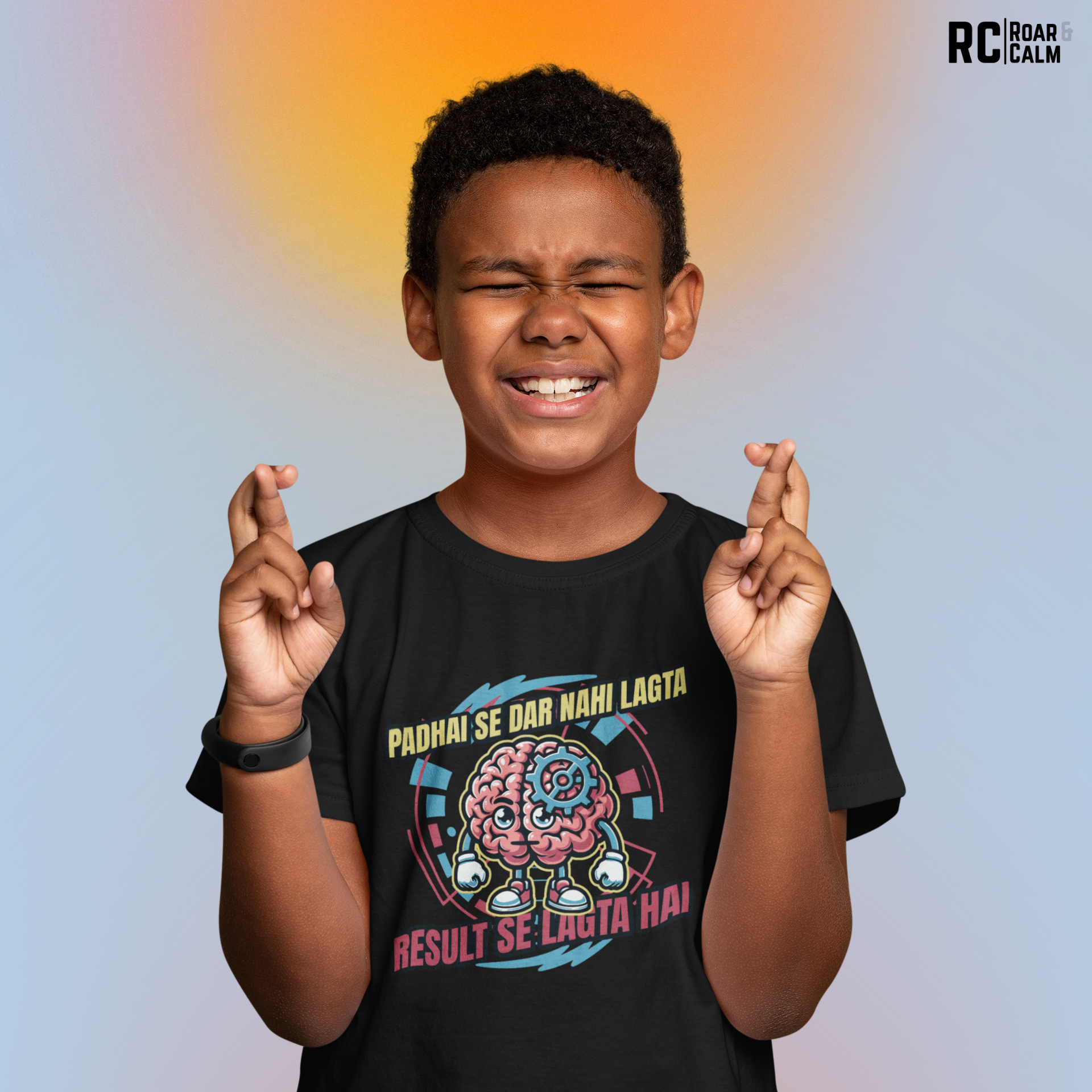 Padhai Dar Nahi Lagta T-Shirt – Roar & Calm Kids Collection