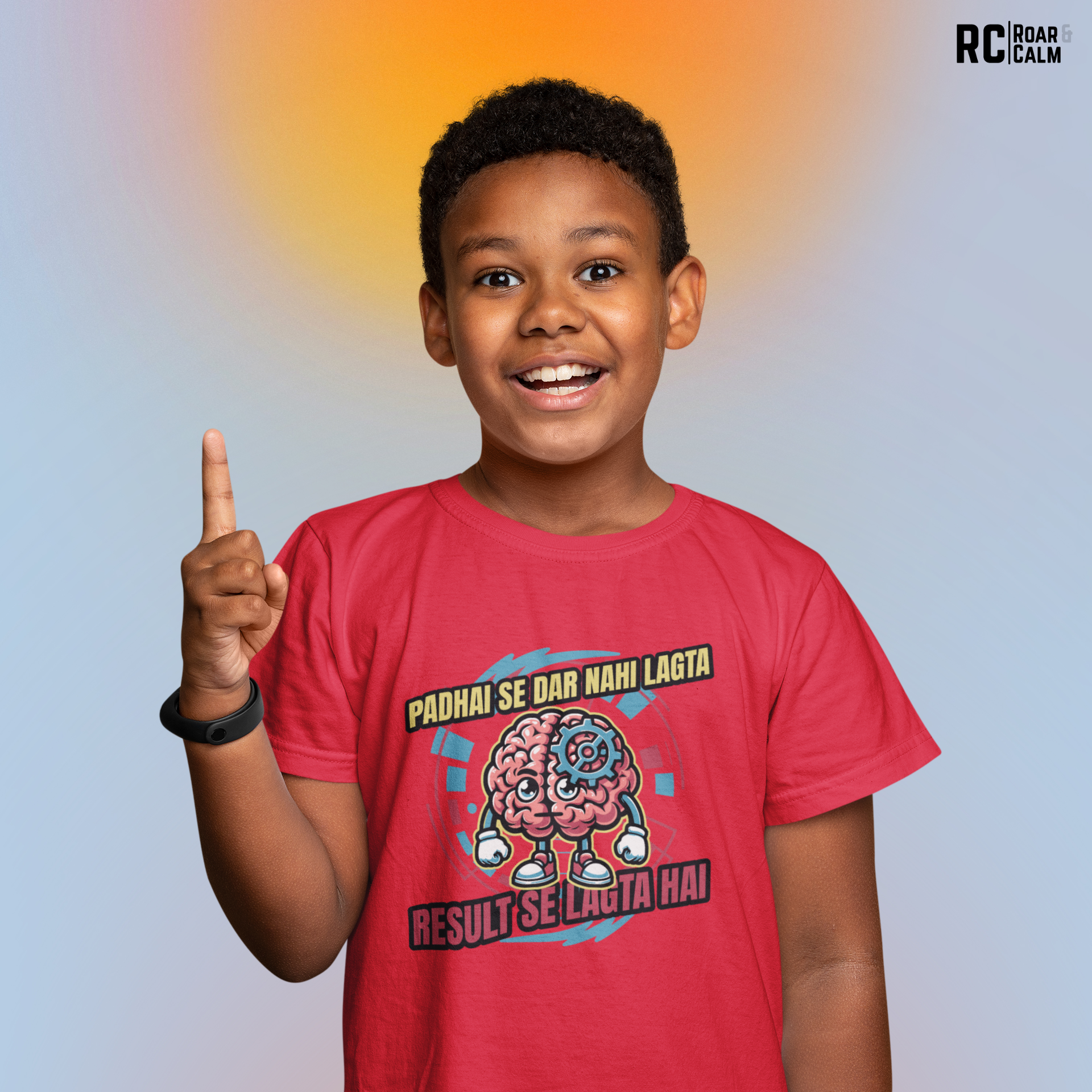 Padhai Dar Nahi Lagta T-Shirt – Roar & Calm Kids Collection