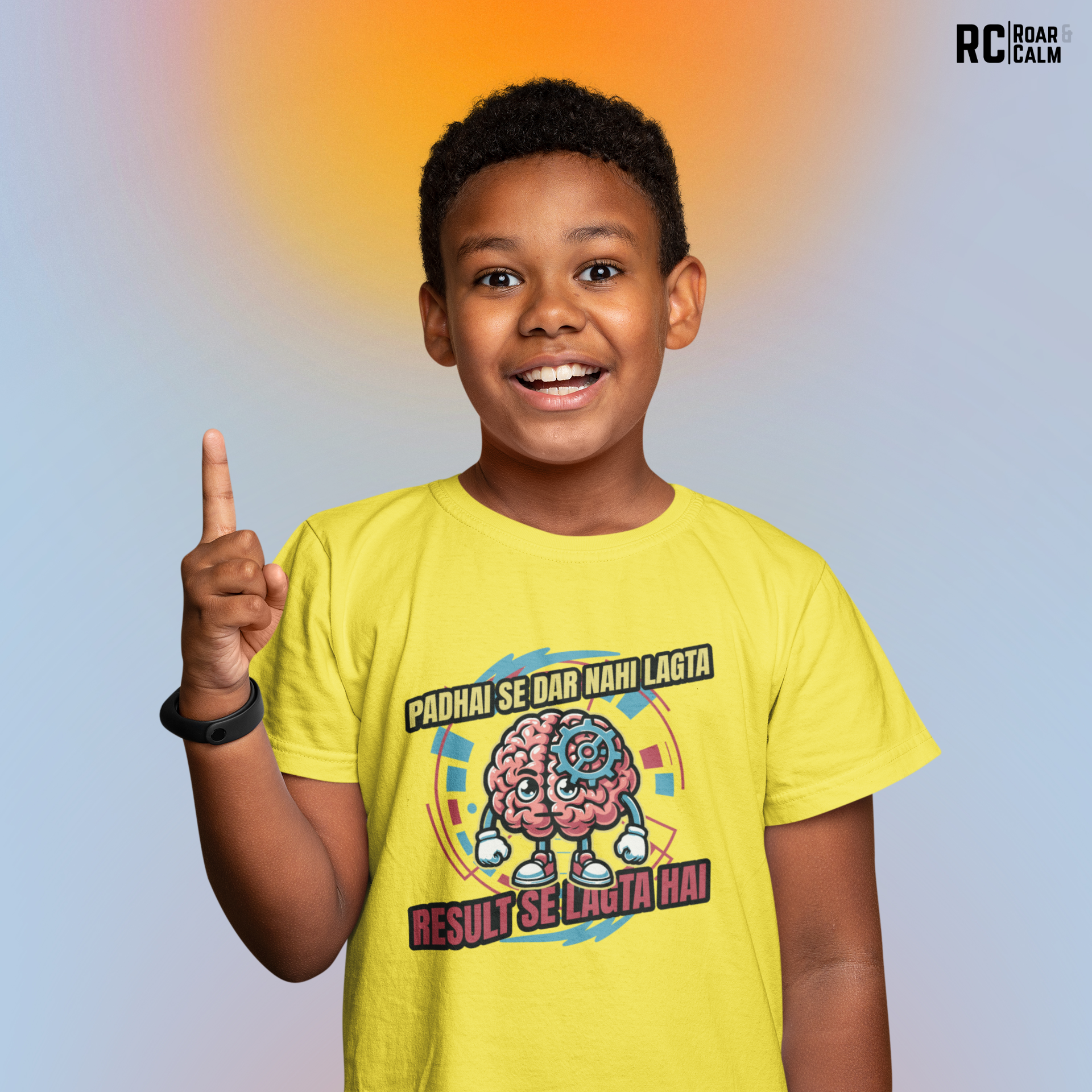 Padhai Dar Nahi Lagta T-Shirt – Roar & Calm Kids Collection