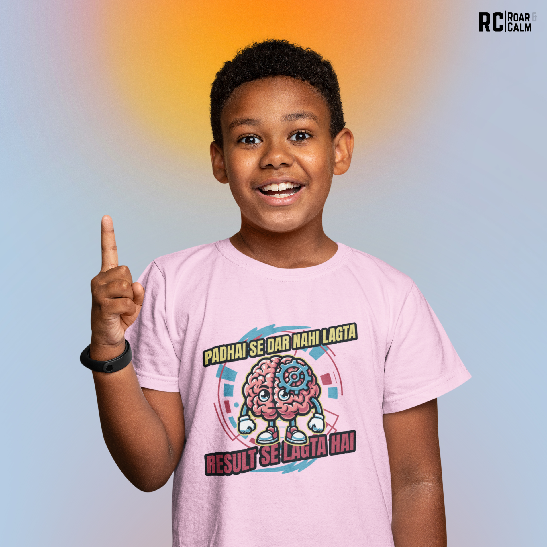 Padhai Dar Nahi Lagta T-Shirt – Roar & Calm Kids Collection