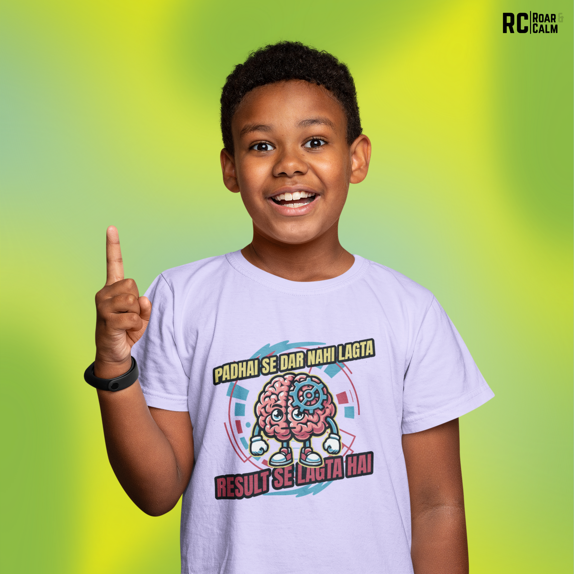 Padhai Dar Nahi Lagta T-Shirt – Roar & Calm Kids Collection