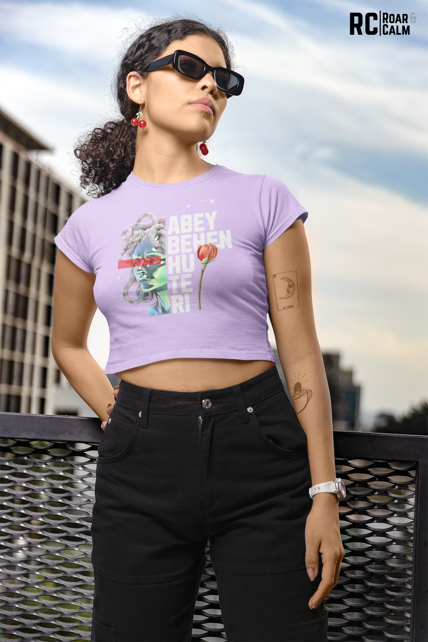 Abey Behen Hu Teri Crop Top – Roar & Calm Collection