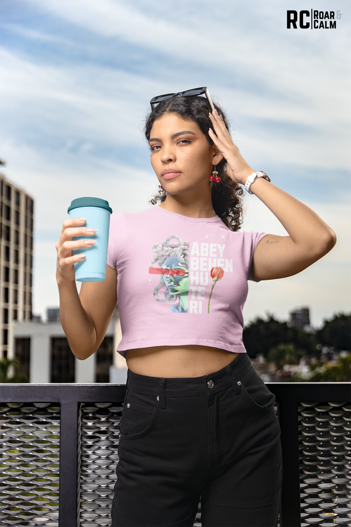 Abey Behen Hu Teri Crop Top – Roar & Calm Collection
