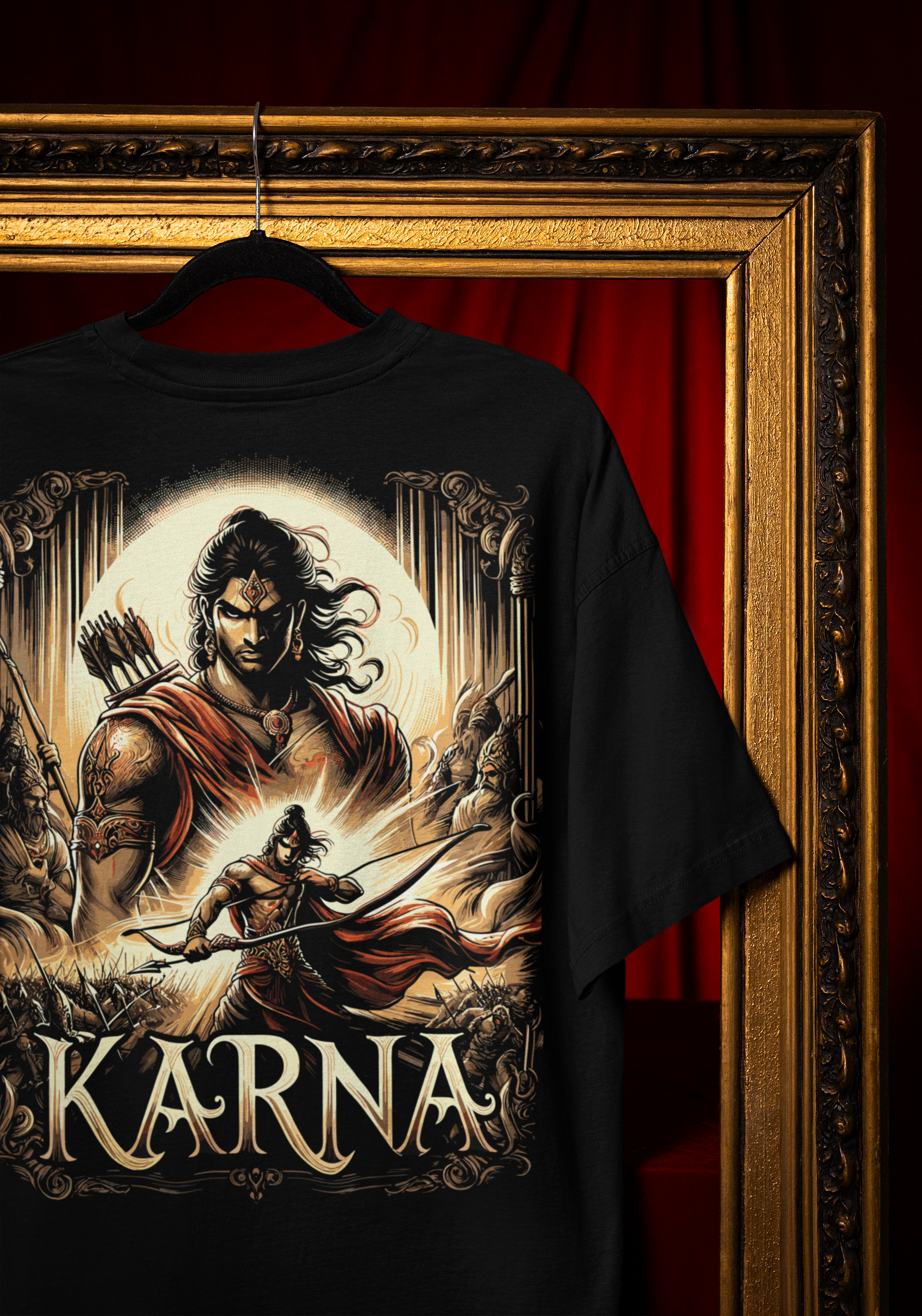 अंगराज Oversized T-Shirt – Roar & Calm Collection