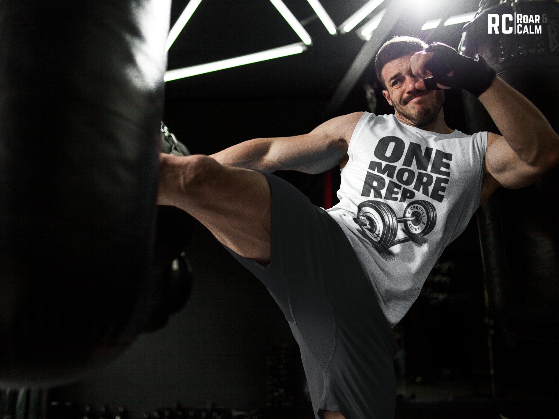 One More Rep Sleeveless Gym Tank – Roar & Calm Collection