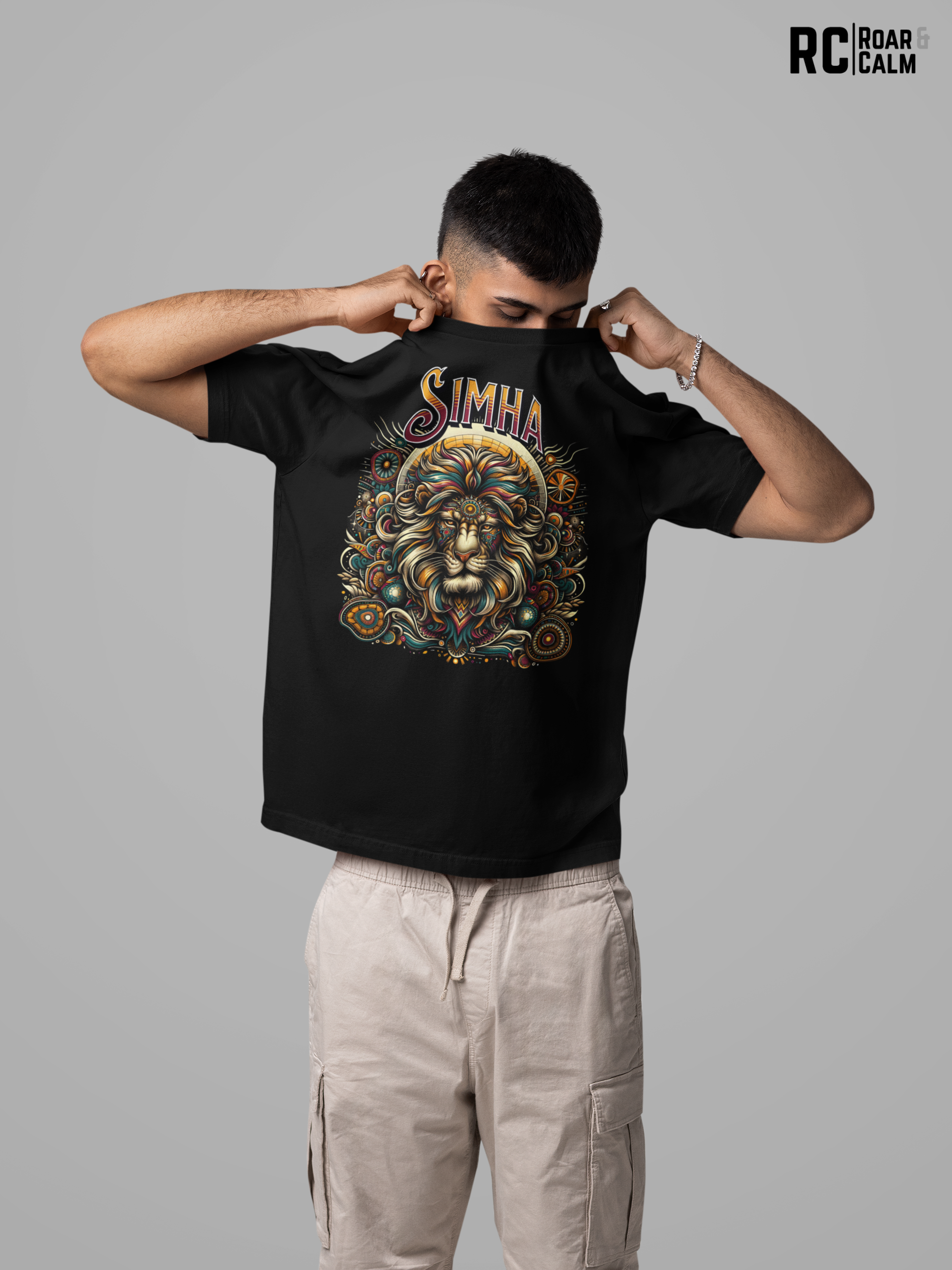 Simha Zodiac Oversized T-Shirt (UNISEX) – Roar & Calm Collection