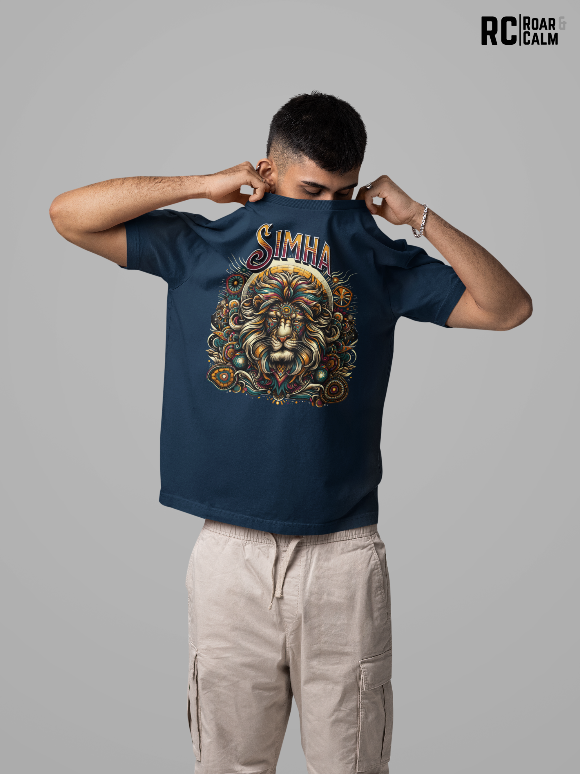 Simha Zodiac Oversized T-Shirt (UNISEX) – Roar & Calm Collection