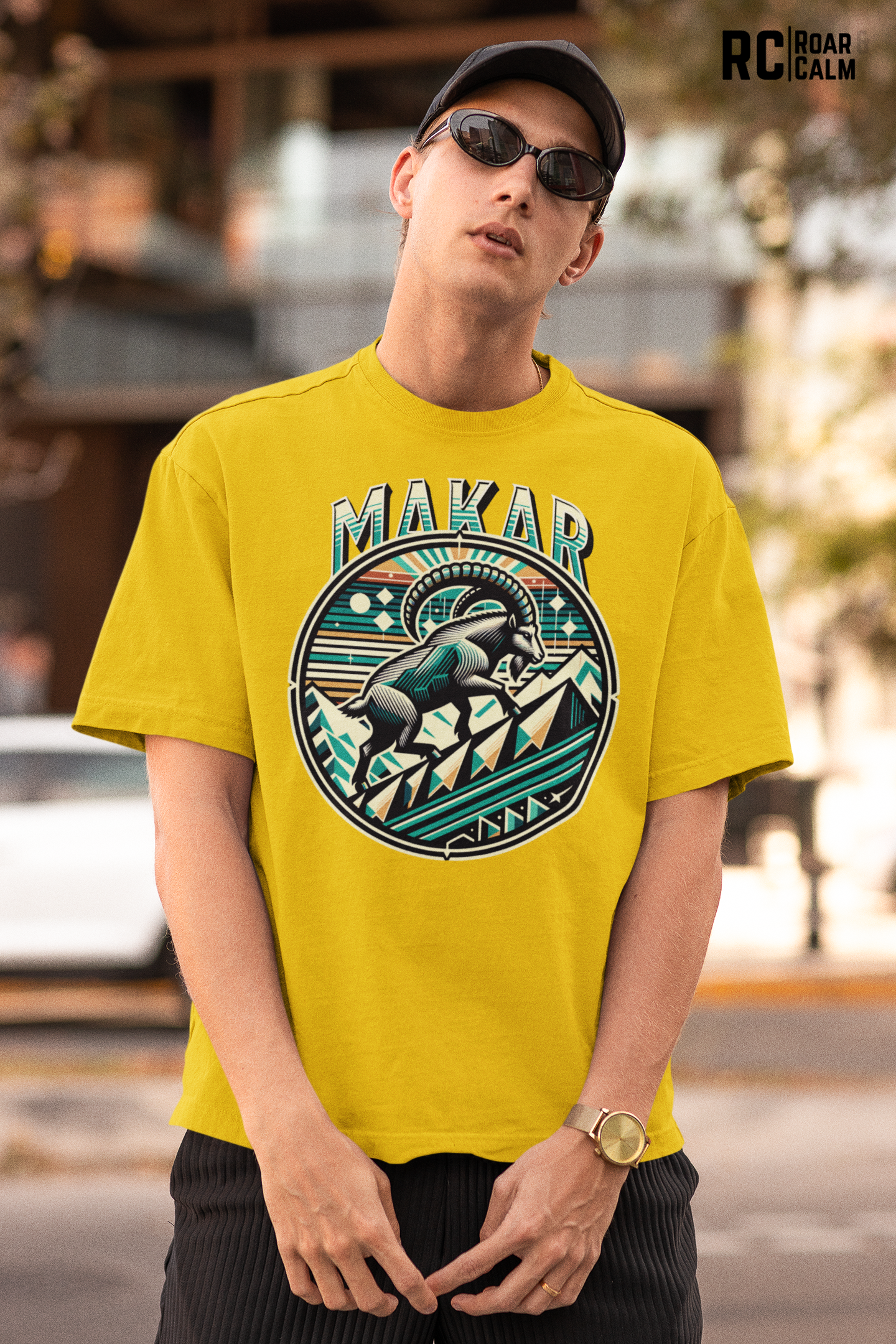 Makar Zodiac Oversized T-Shirt (UNISEX) – Roar & Calm Collection