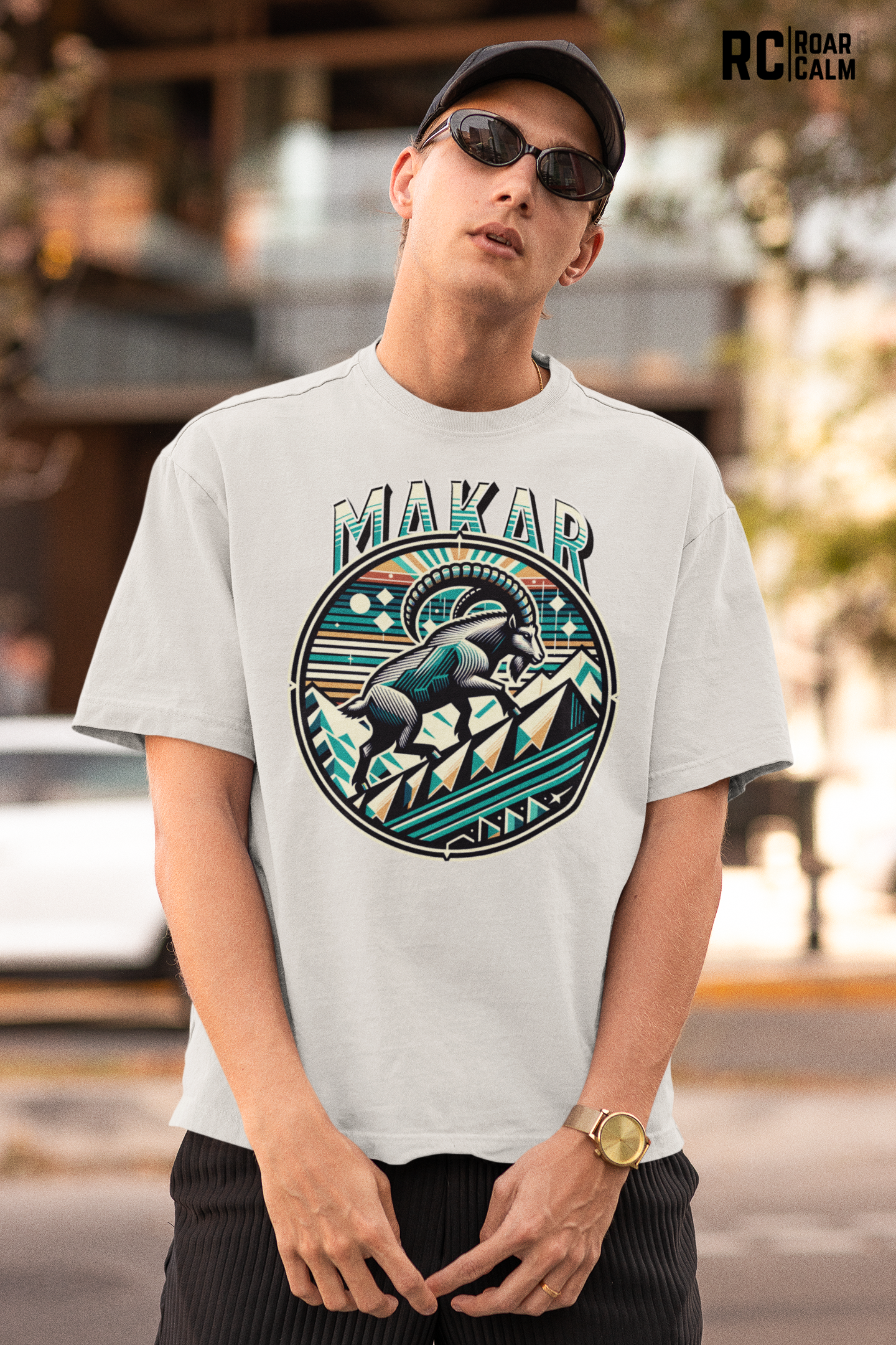 Makar Zodiac Oversized T-Shirt (UNISEX) – Roar & Calm Collection