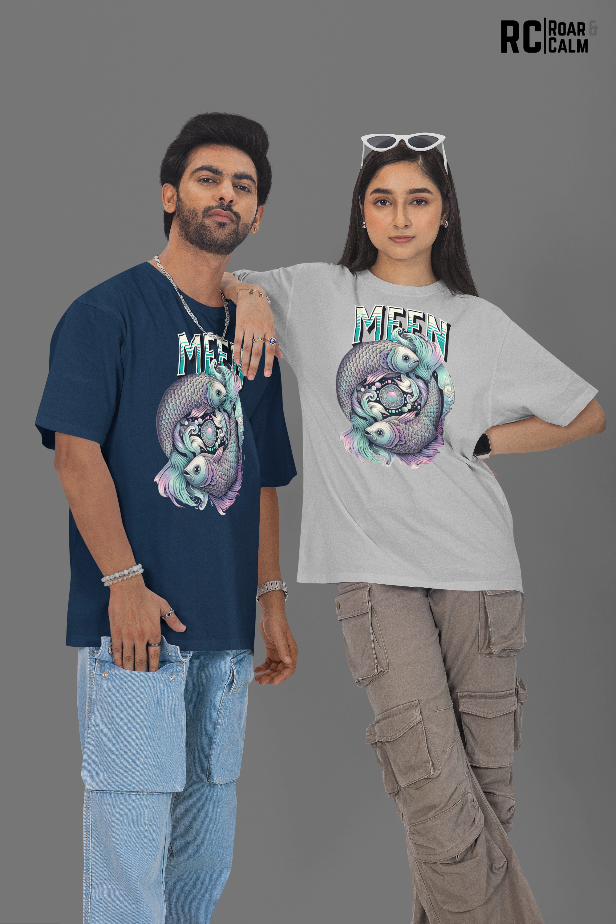 Meen Zodiac Oversized T-Shirt (UNISEX) – Roar & Calm Collection