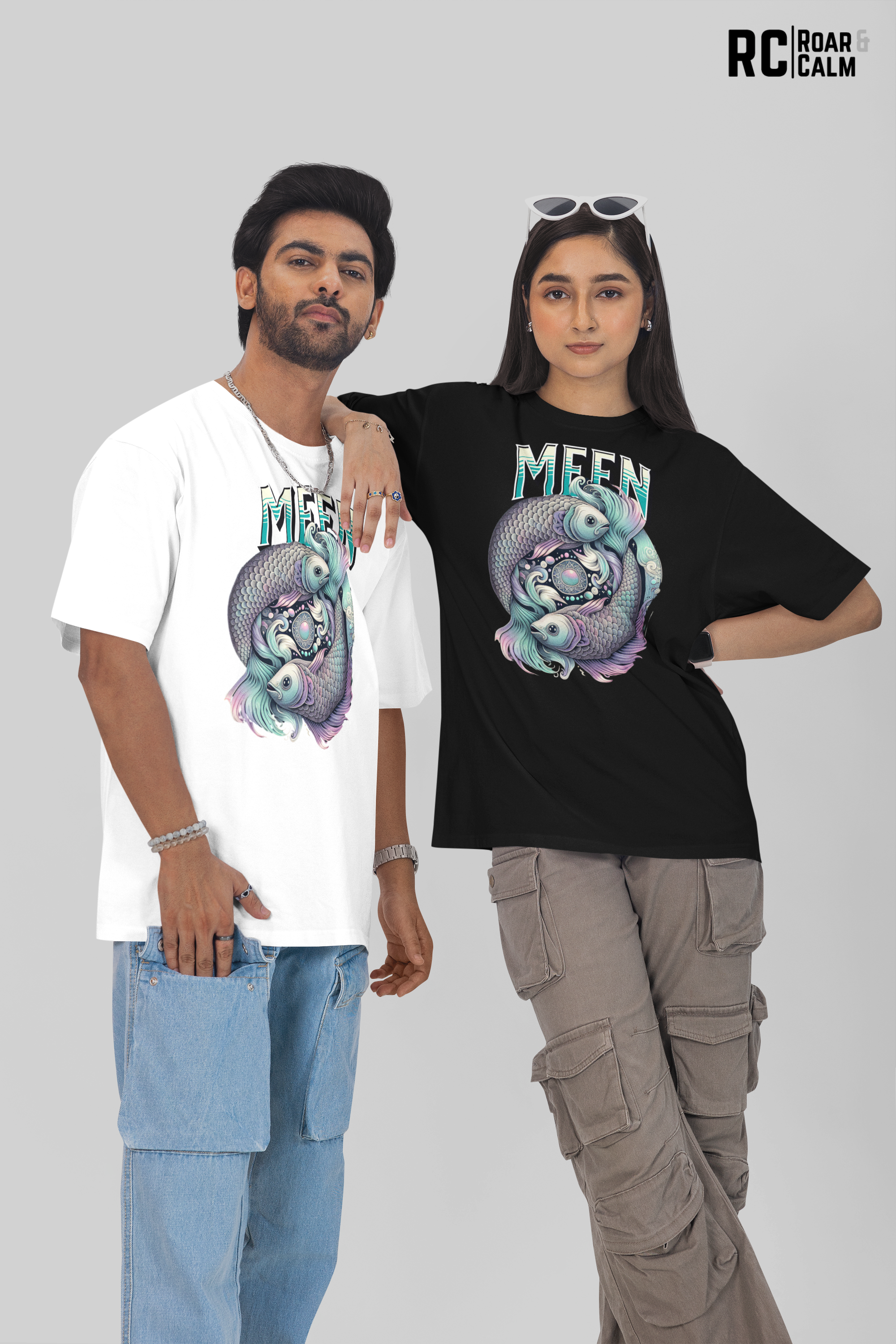 Meen Zodiac Oversized T-Shirt (UNISEX) – Roar & Calm Collection