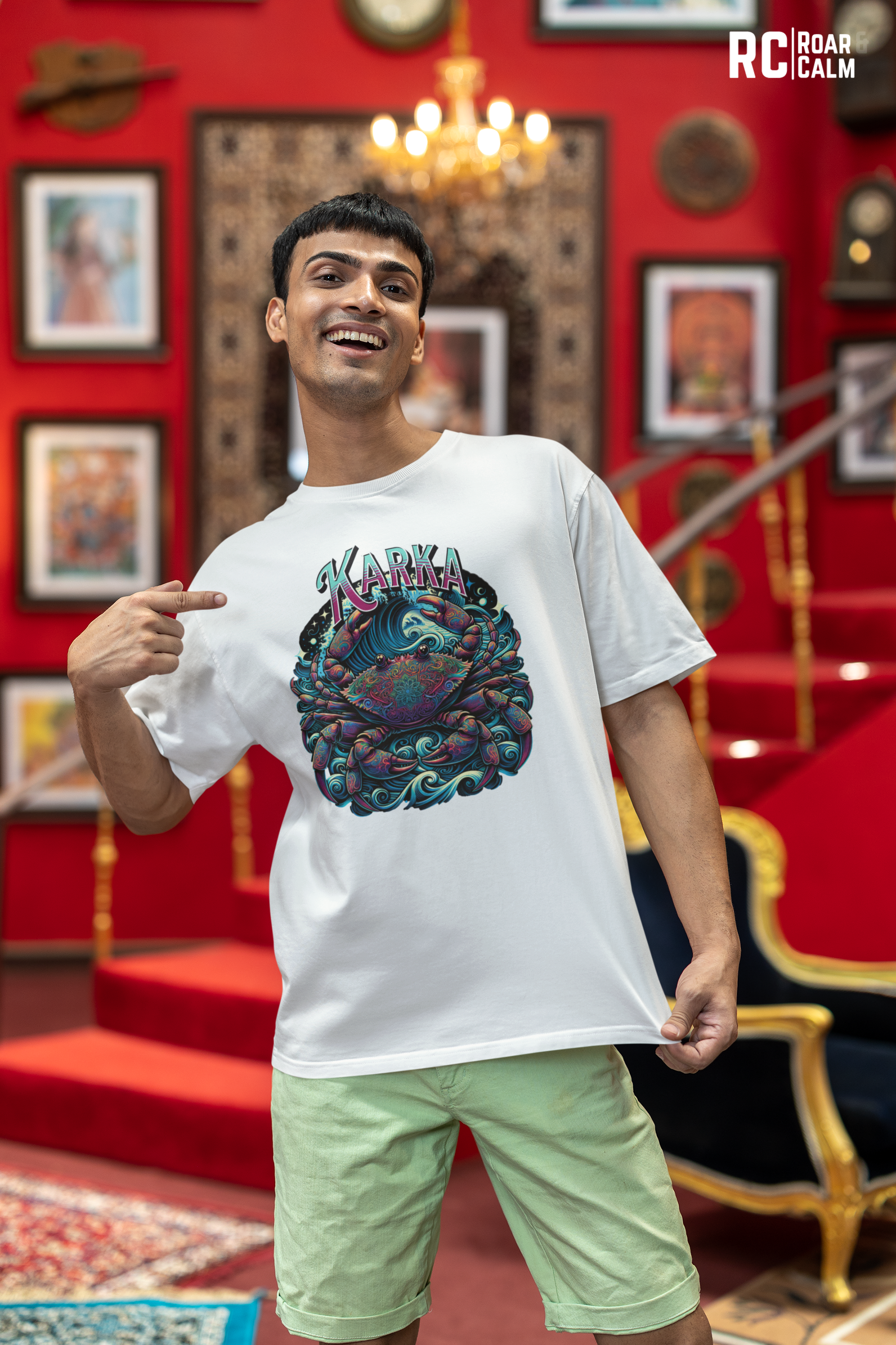 Karka Zodiac Oversized T-Shirt (UNISEX) – Roar & Calm Collection