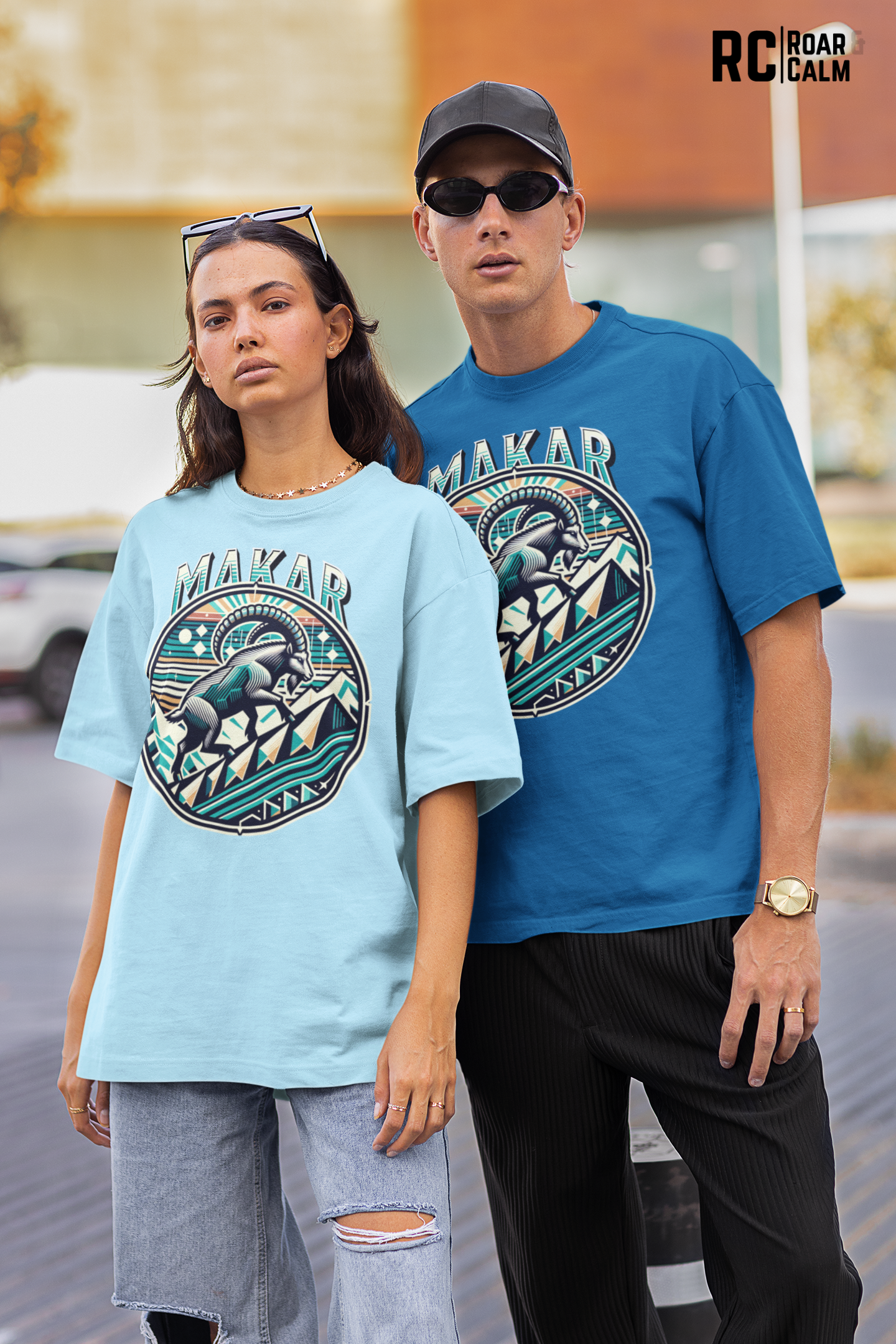 Makar Zodiac Oversized T-Shirt (UNISEX) – Roar & Calm Collection