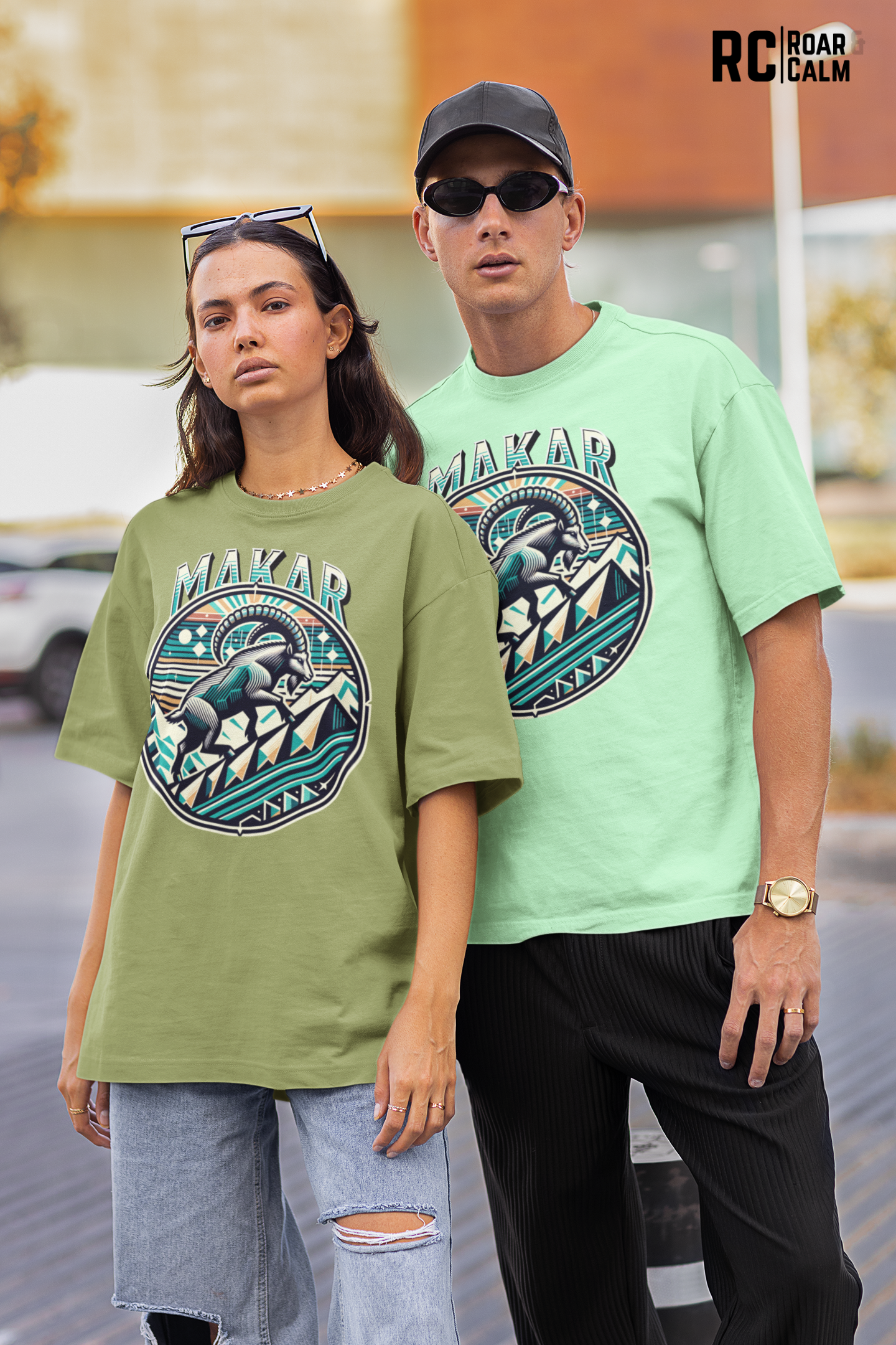 Makar Zodiac Oversized T-Shirt (UNISEX) – Roar & Calm Collection