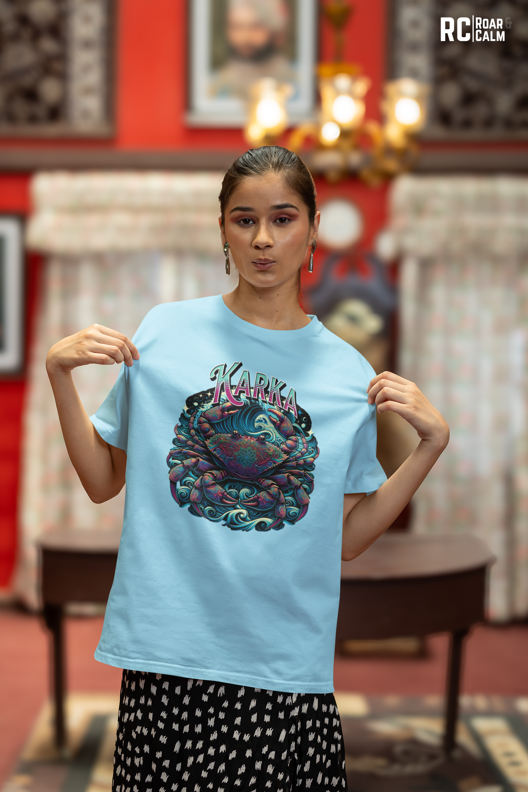 Karka Zodiac Oversized T-Shirt (UNISEX) – Roar & Calm Collection