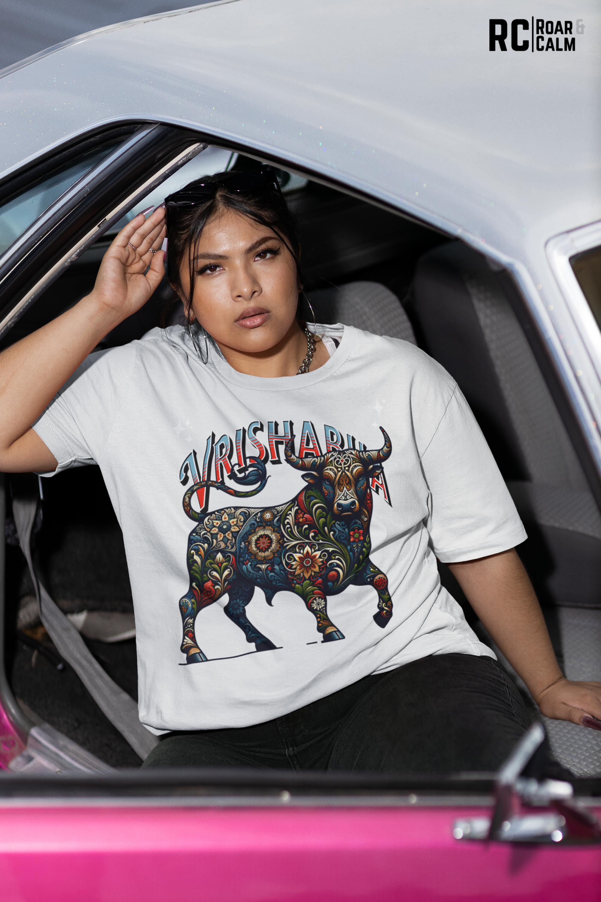 Vrushabha Zodiac Oversized T-Shirt (UNISEX) – Roar & Calm Collection