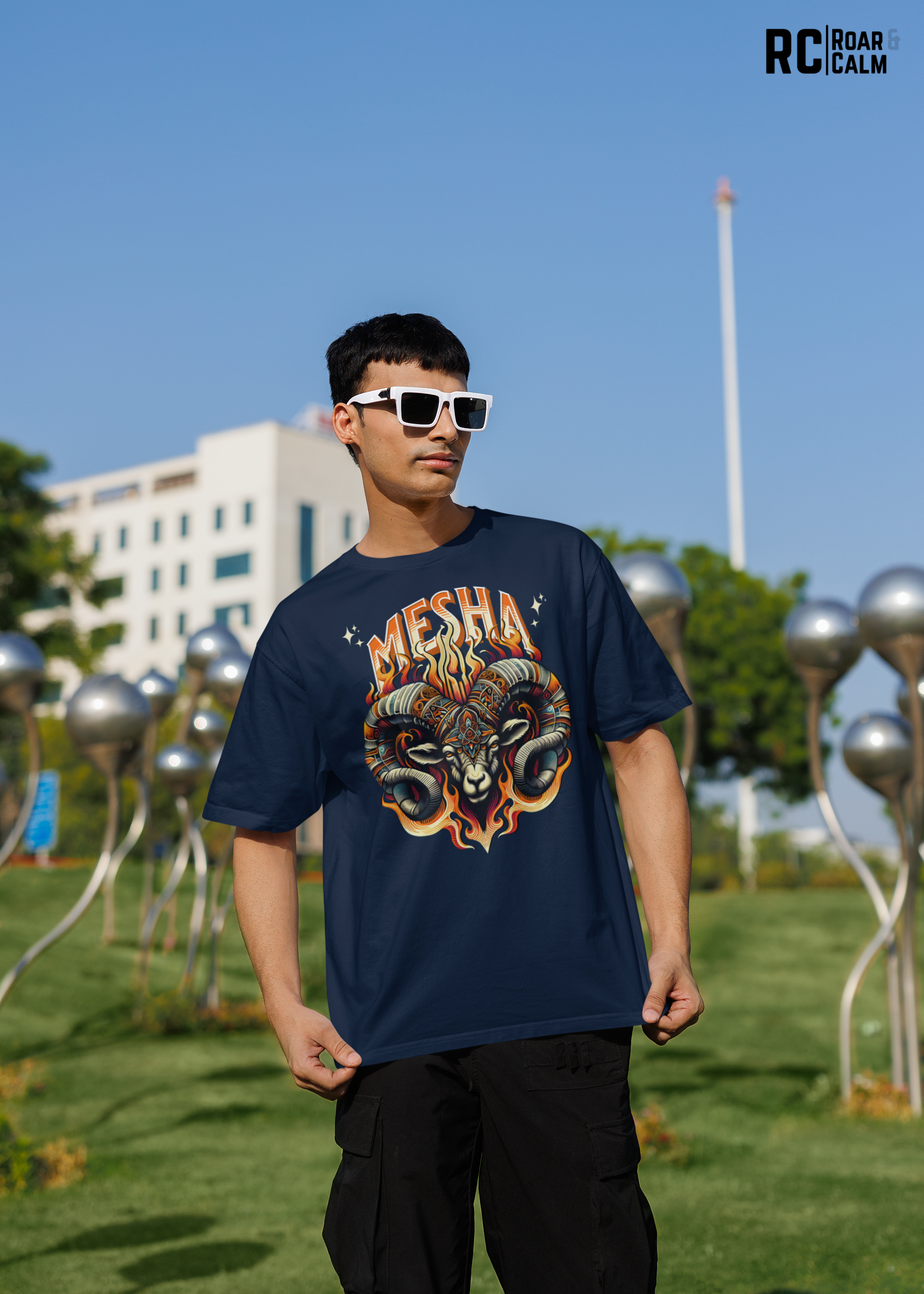 Mesha Zodiac Oversized T-Shirt (UNISEX) – Roar & Calm Collection
