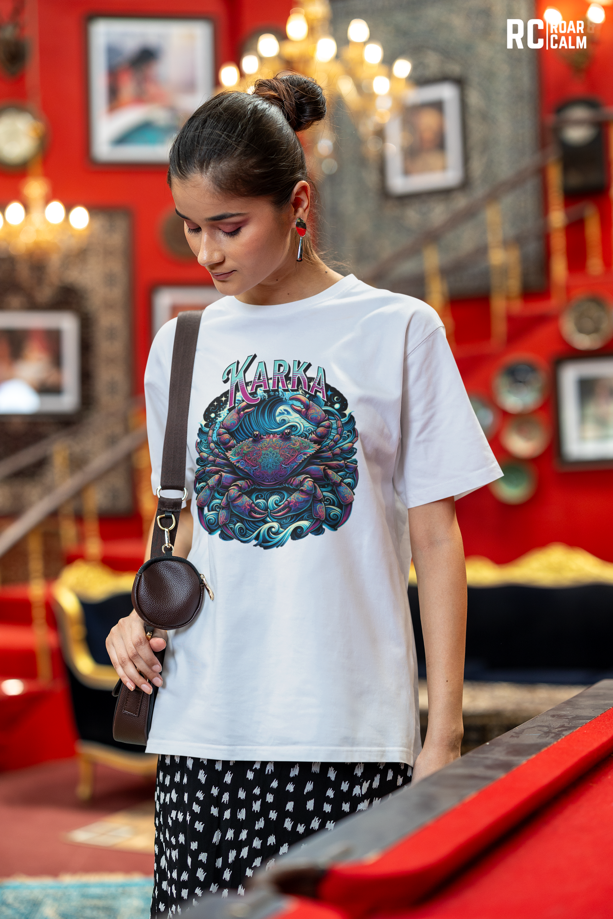 Karka Zodiac Oversized T-Shirt (UNISEX) – Roar & Calm Collection