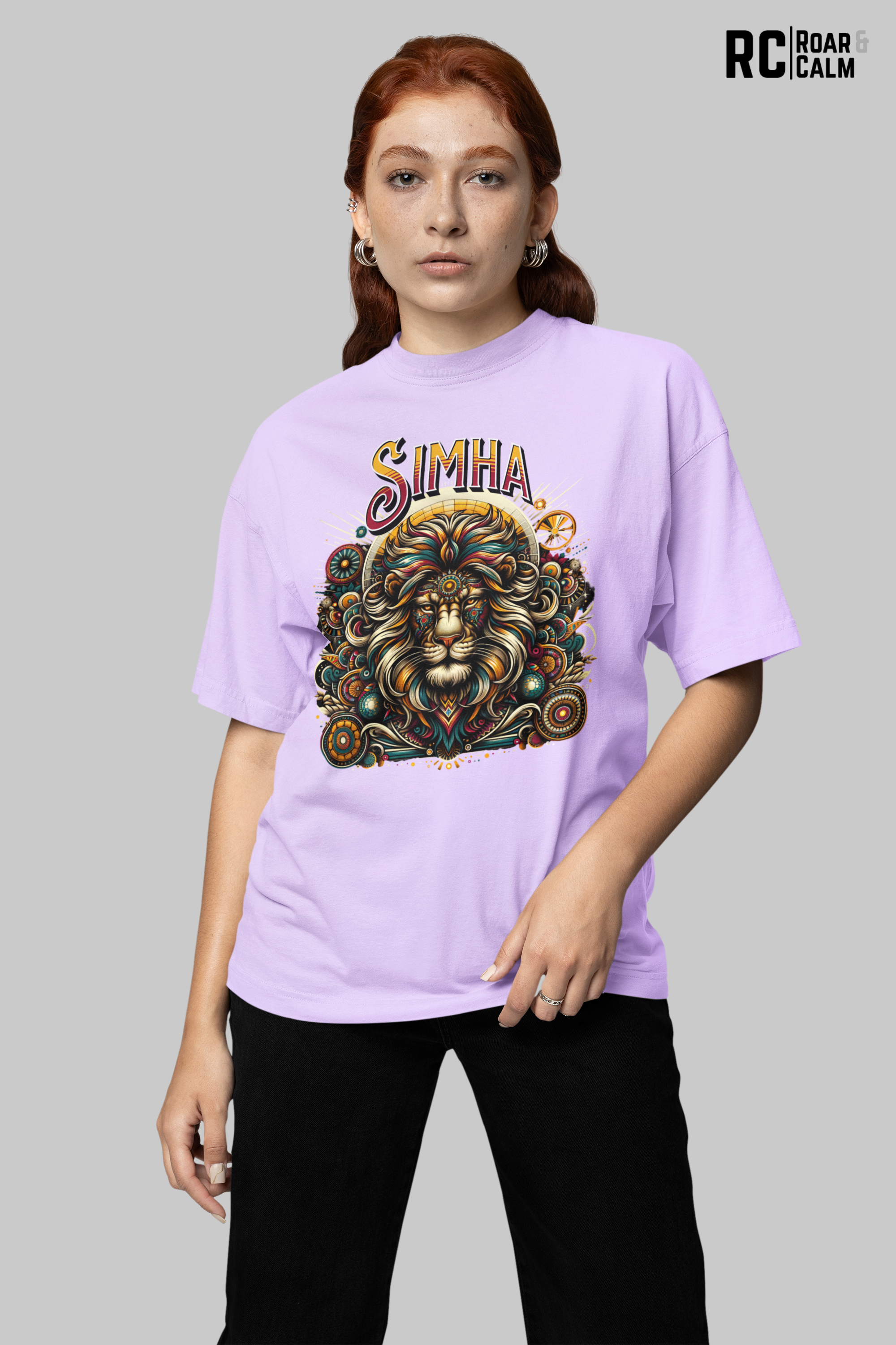 Simha Zodiac Oversized T-Shirt (UNISEX) – Roar & Calm Collection