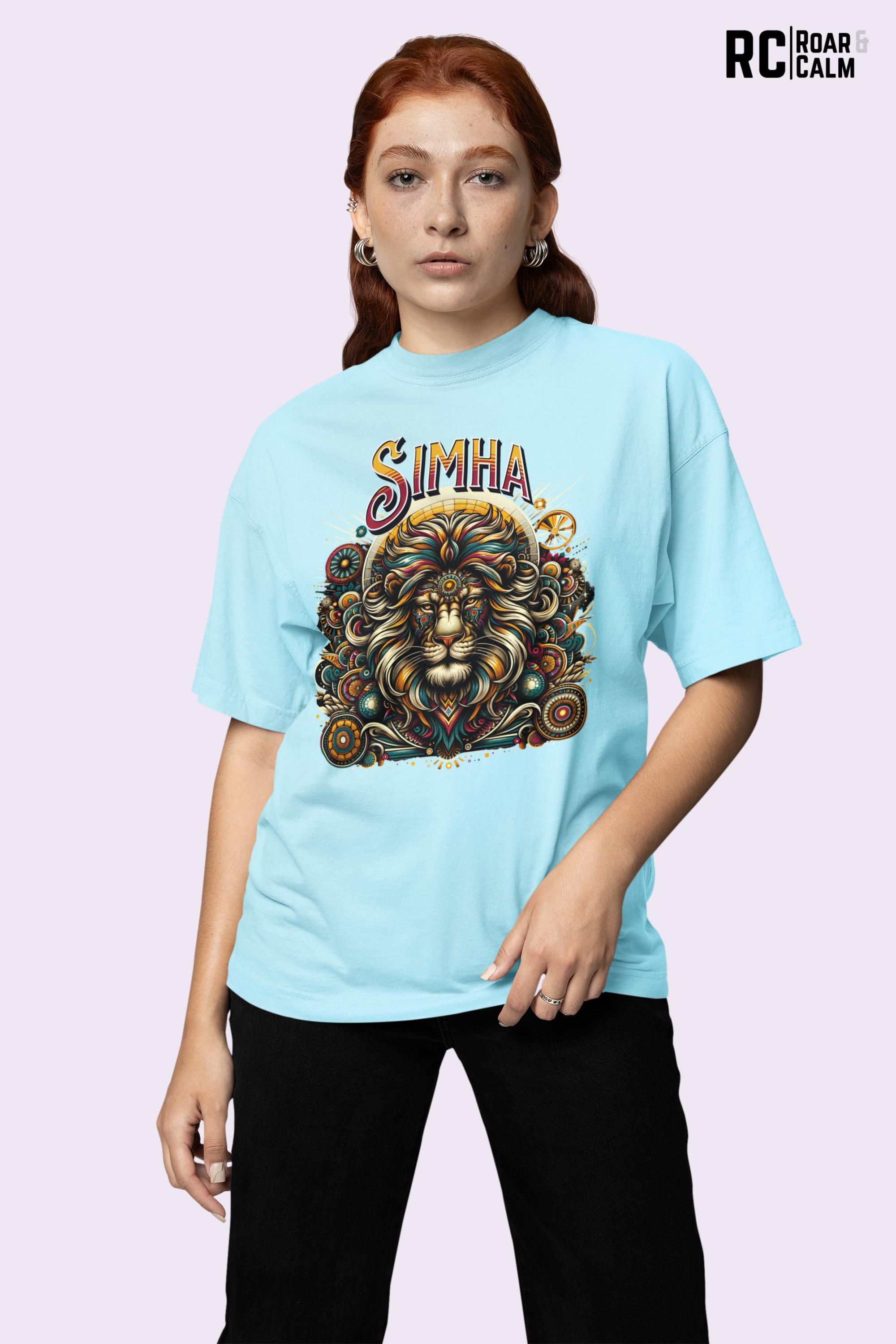 Simha Zodiac Oversized T-Shirt (UNISEX) – Roar & Calm Collection
