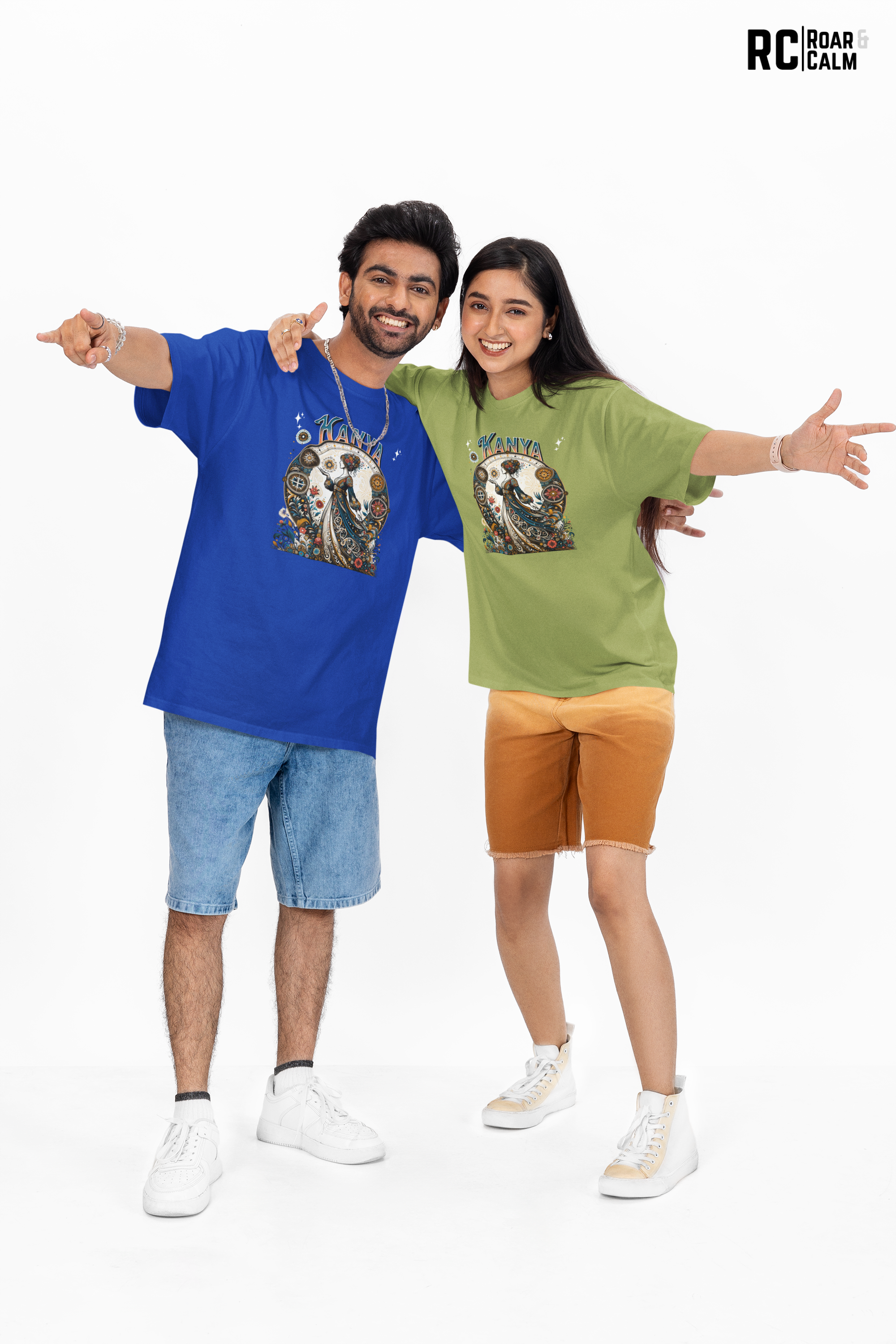 Kanya Zodiac Oversized T-Shirt (UNISEX) – Roar & Calm Collection