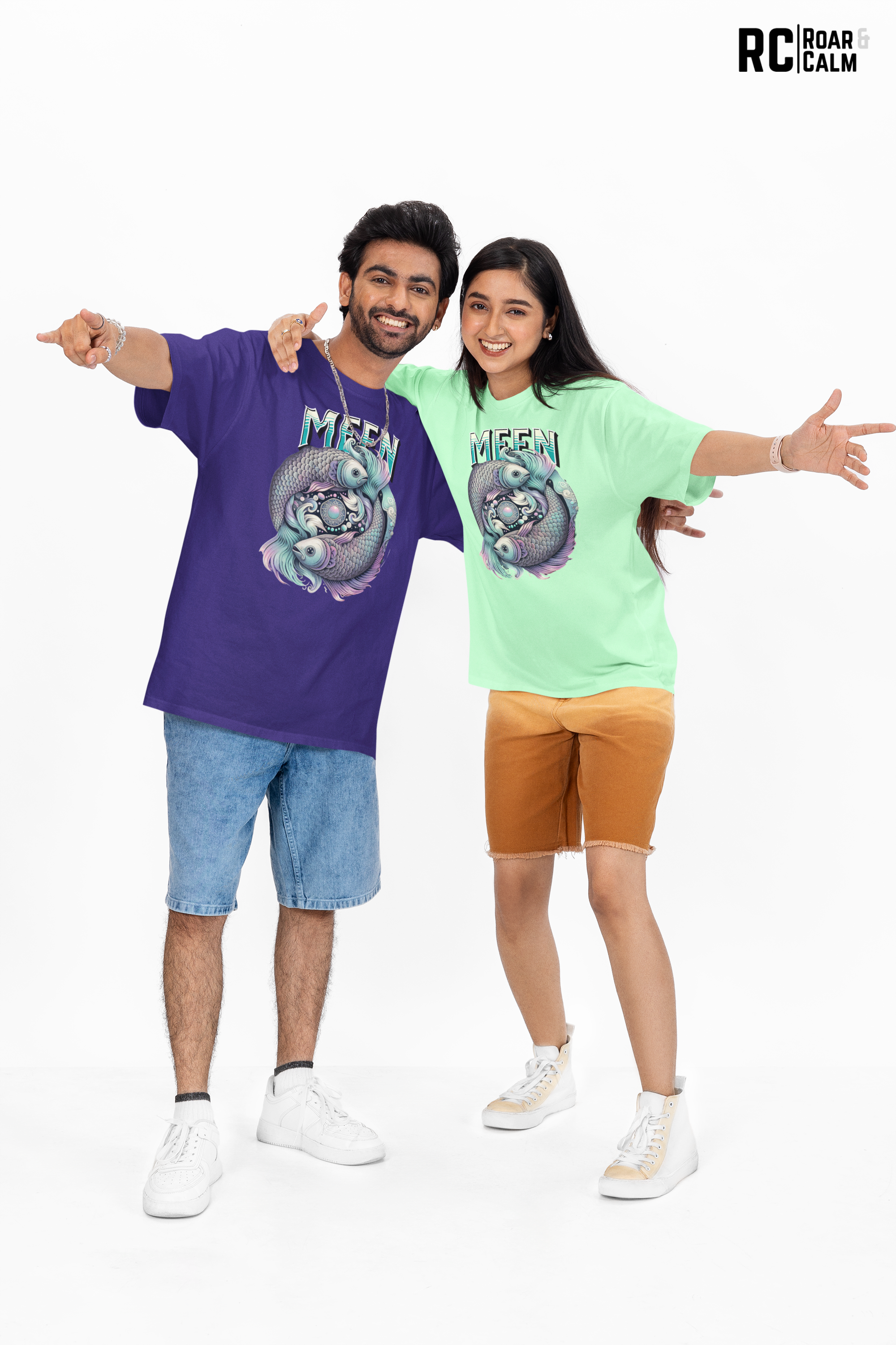 Meen Zodiac Oversized T-Shirt (UNISEX) – Roar & Calm Collection