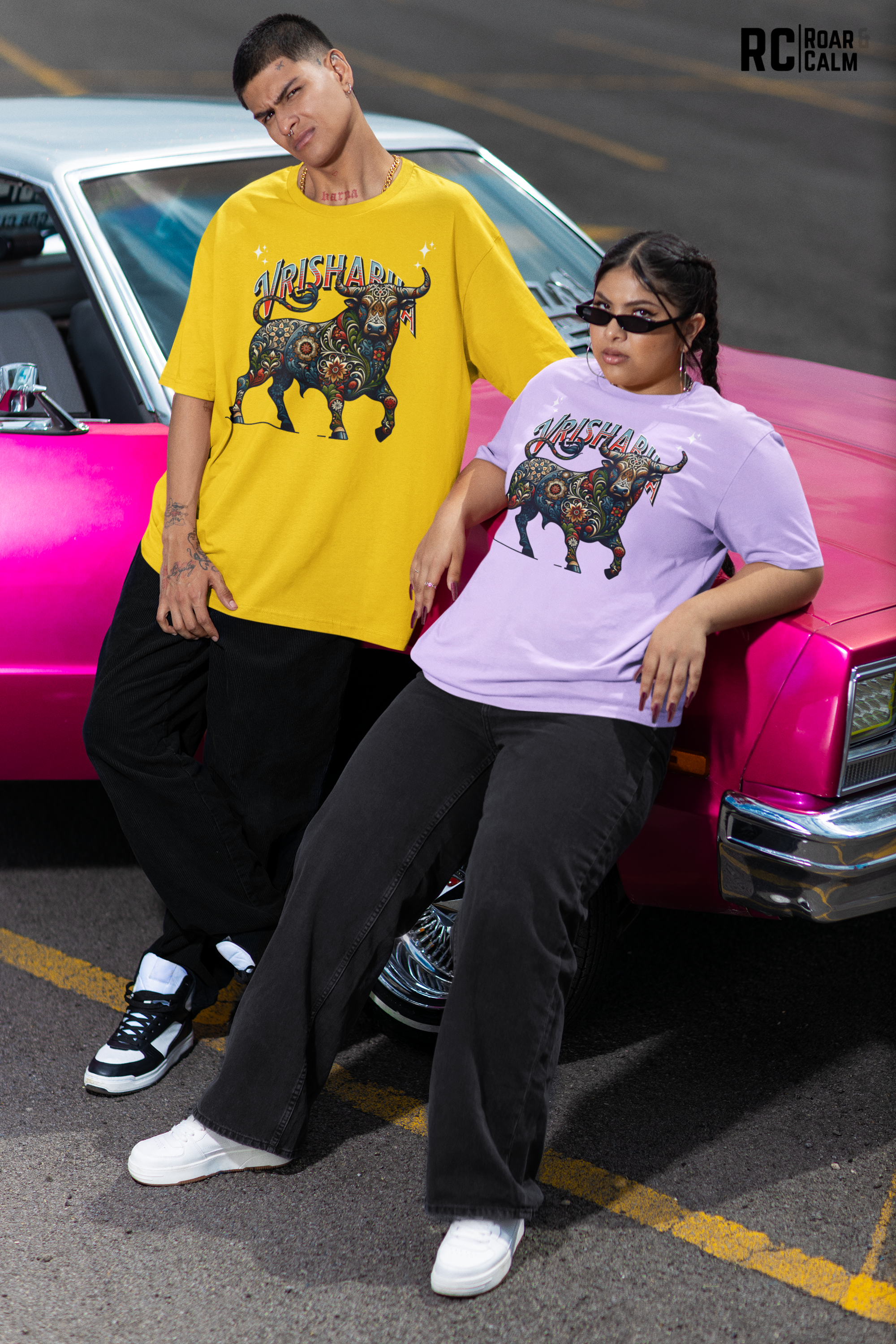 Vrushabha Zodiac Oversized T-Shirt (UNISEX) – Roar & Calm Collection
