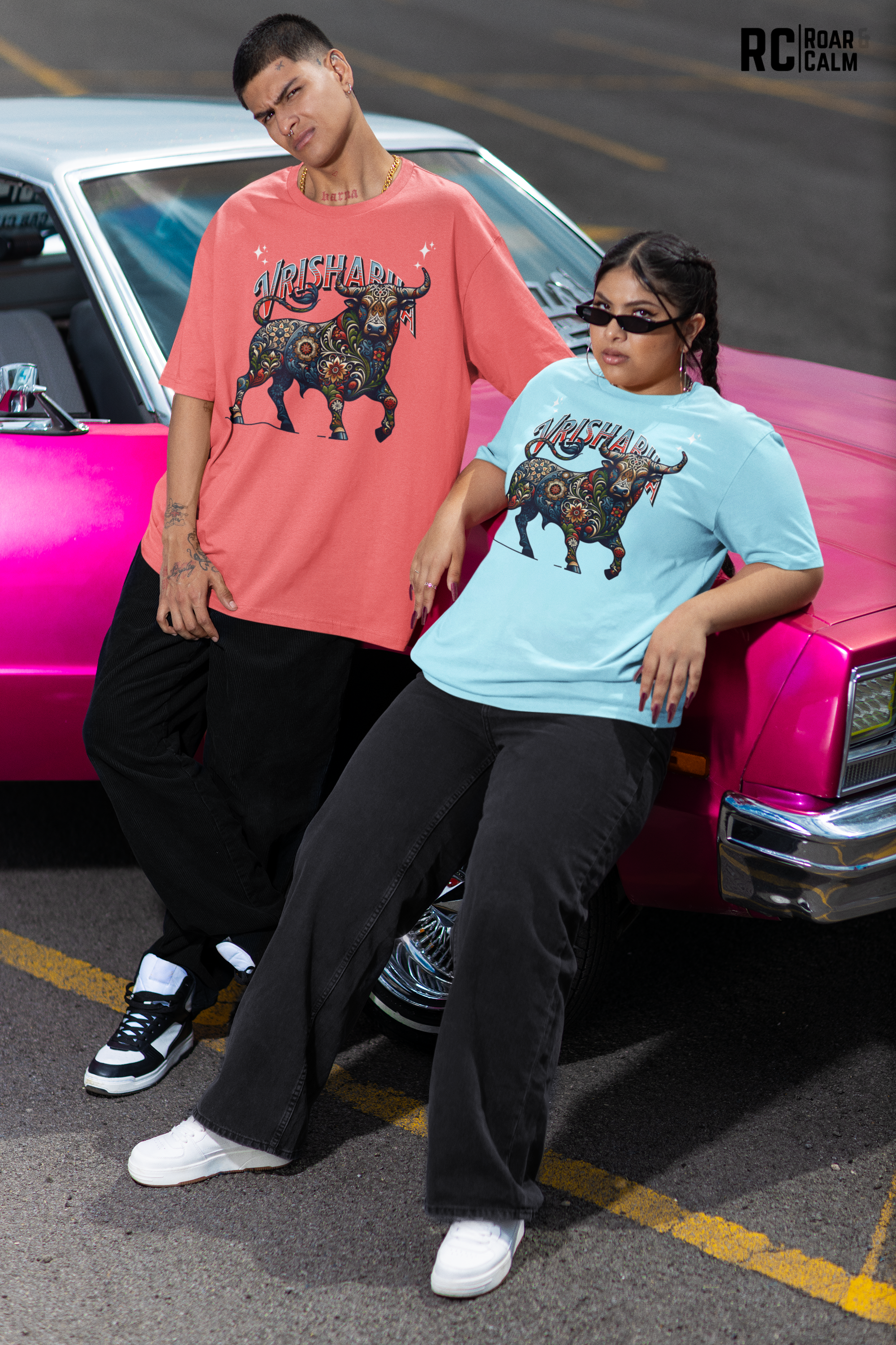 Vrushabha Zodiac Oversized T-Shirt (UNISEX) – Roar & Calm Collection