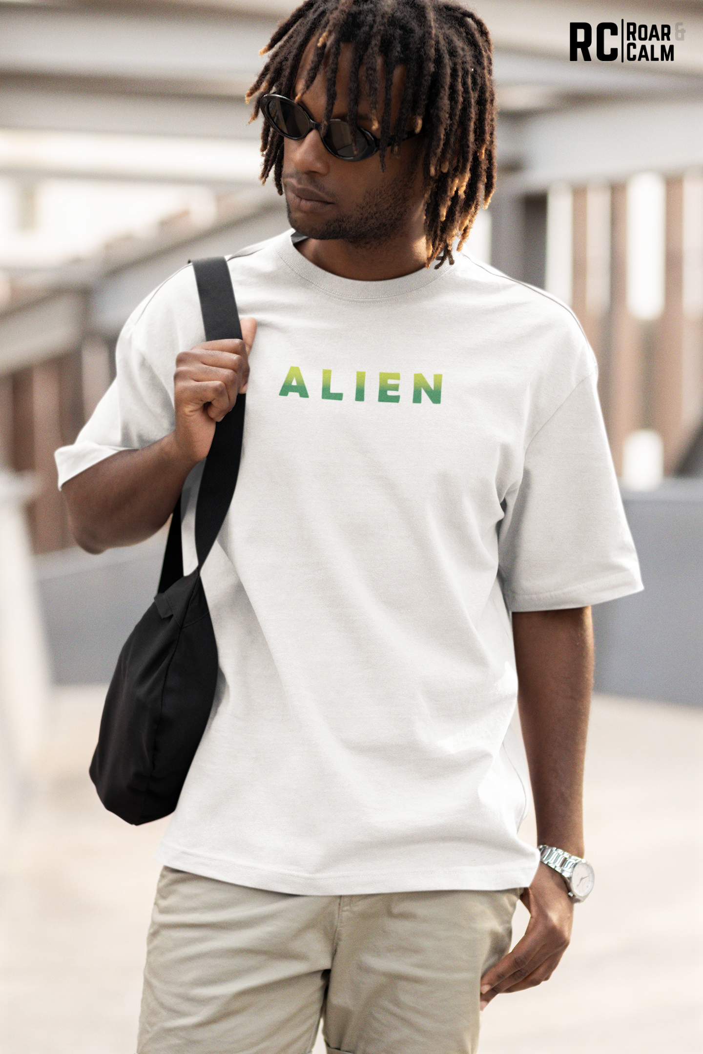 ALIEN Oversized T-Shirt (UNISEX) – Roar & Calm Collection