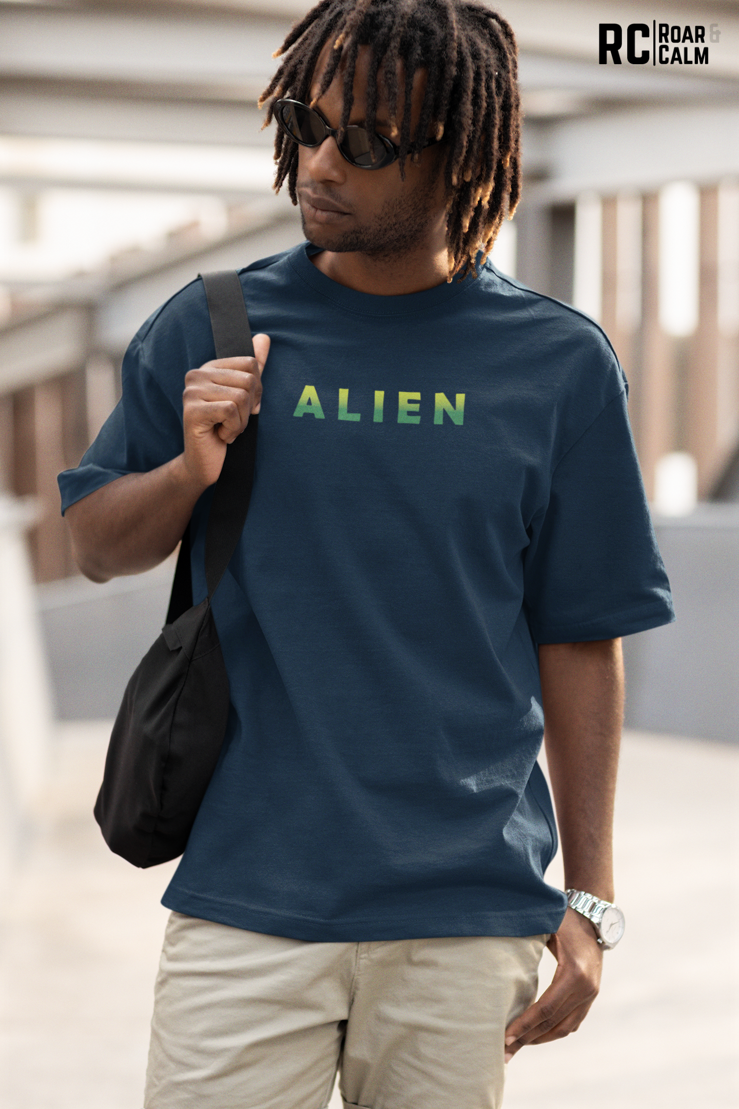 ALIEN Oversized T-Shirt (UNISEX) – Roar & Calm Collection