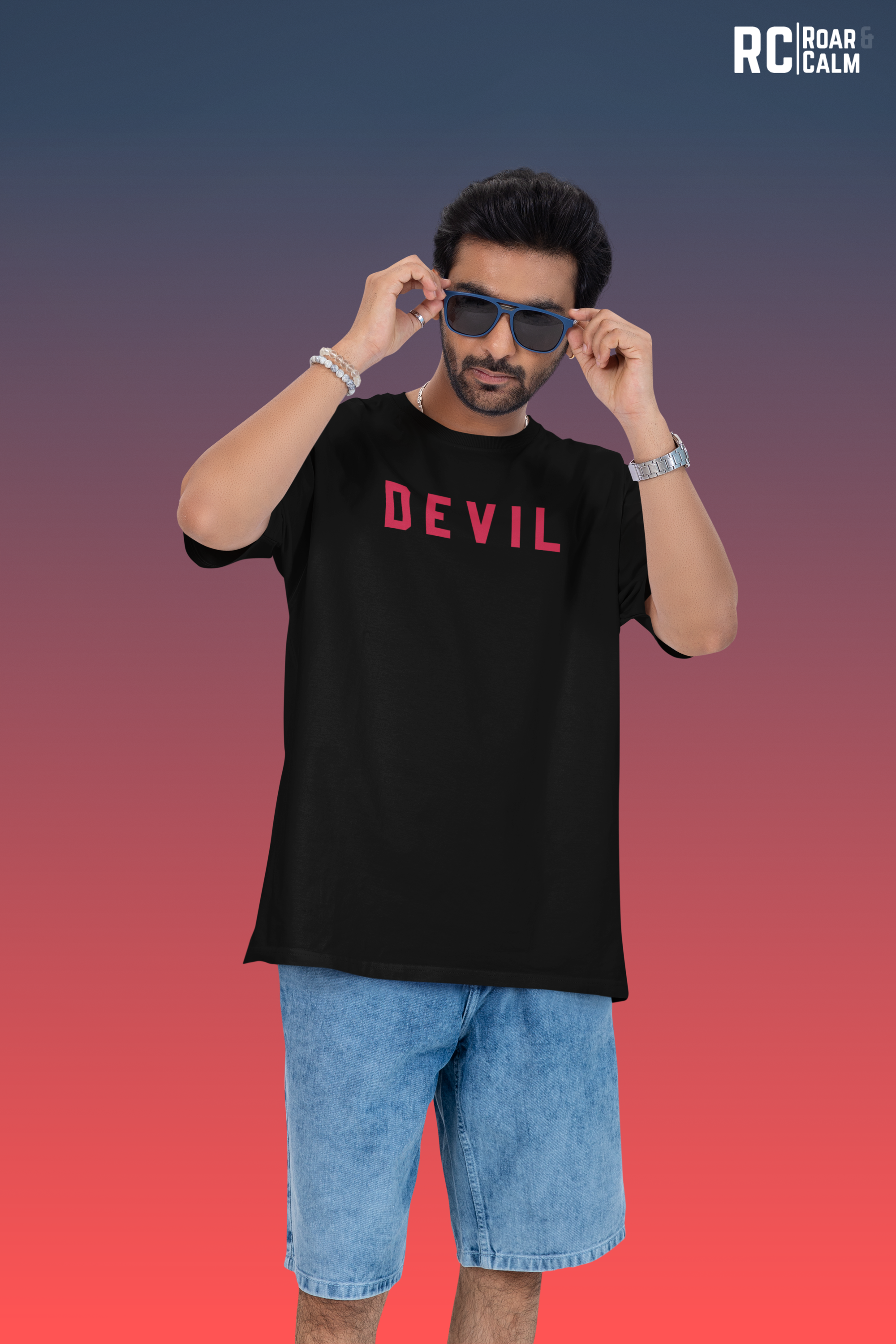 Devil Mode Oversized T-Shirt – Roar & Calm Collection