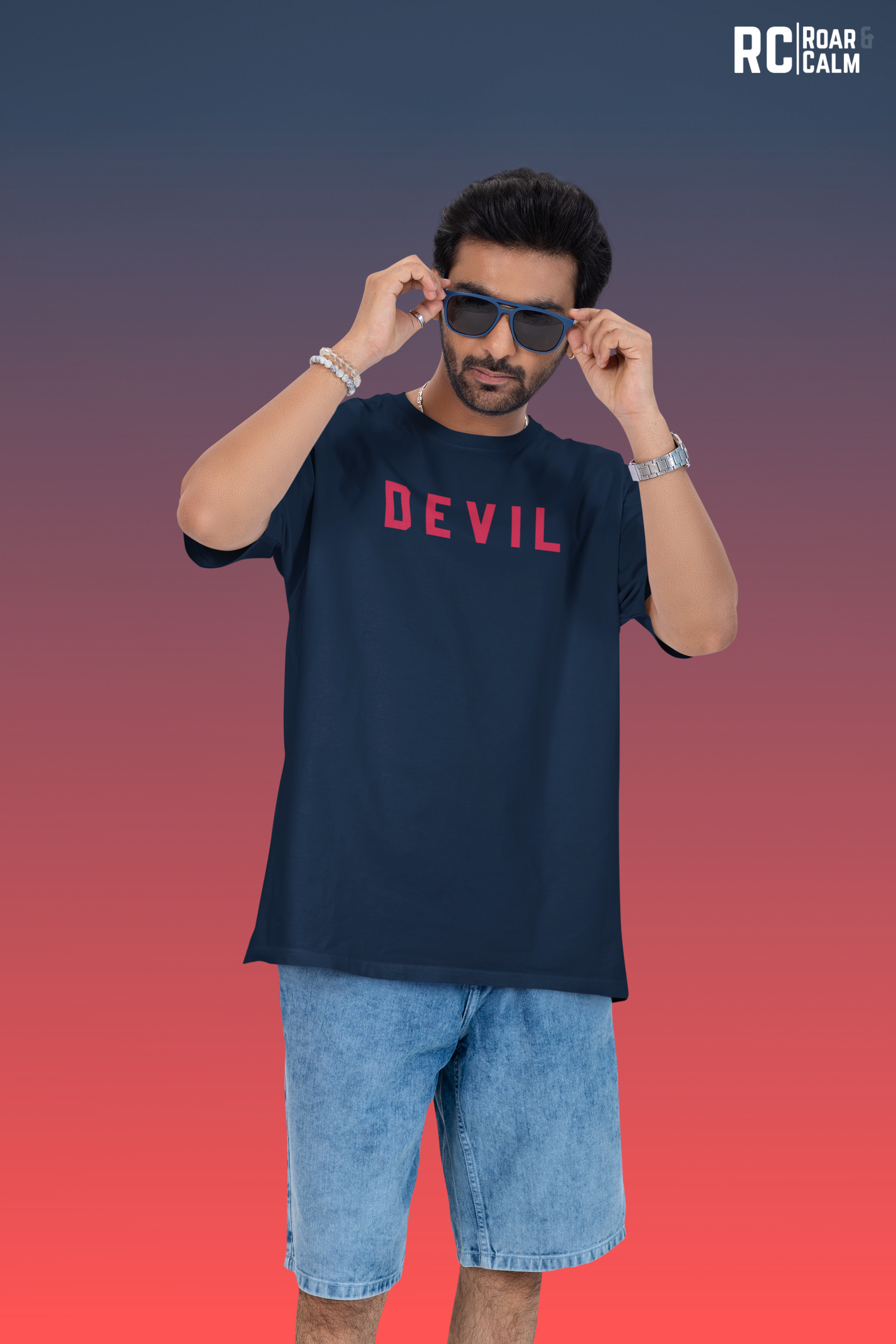 Devil Mode Oversized T-Shirt – Roar & Calm Collection
