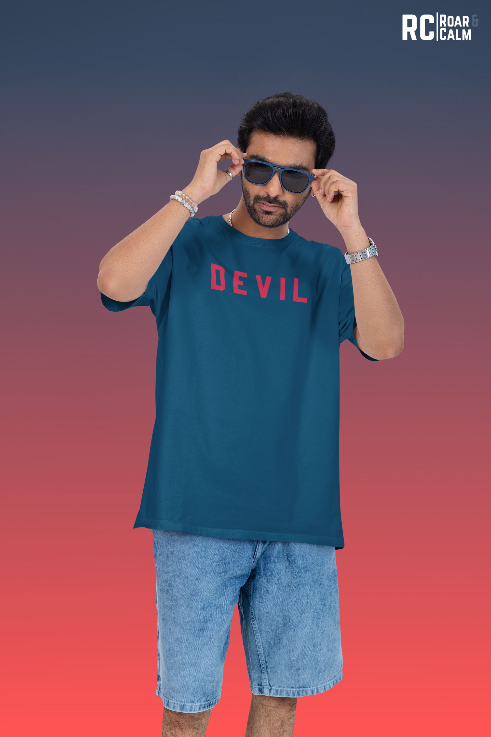 Devil Mode Oversized T-Shirt – Roar & Calm Collection