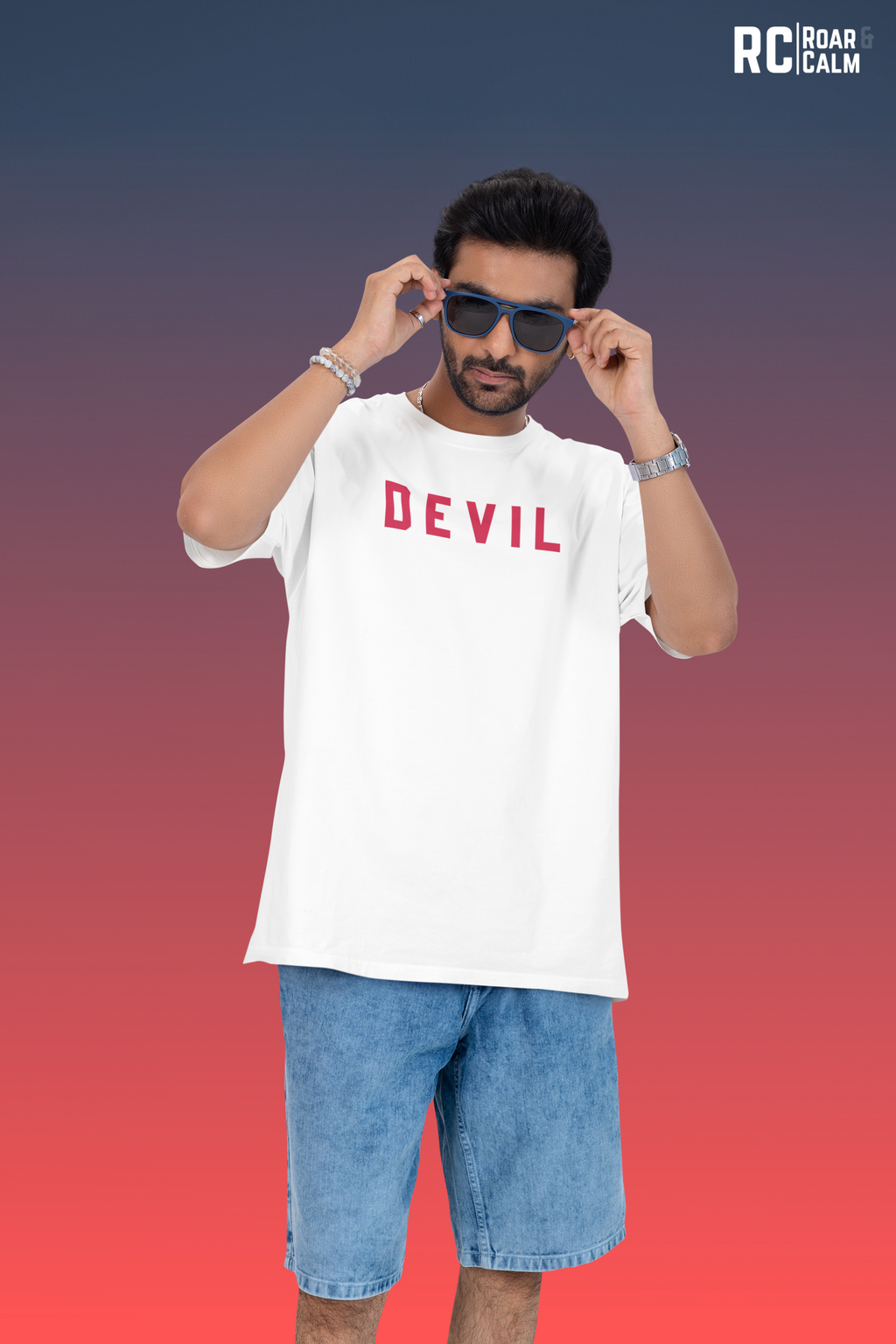 Devil Mode Oversized T-Shirt – Roar & Calm Collection