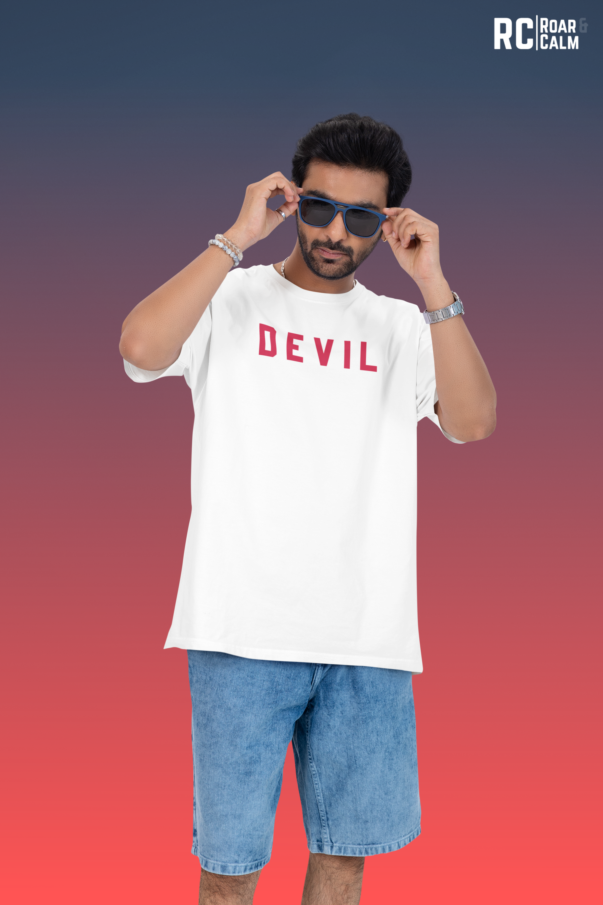 Devil Mode Oversized T-Shirt – Roar & Calm Collection