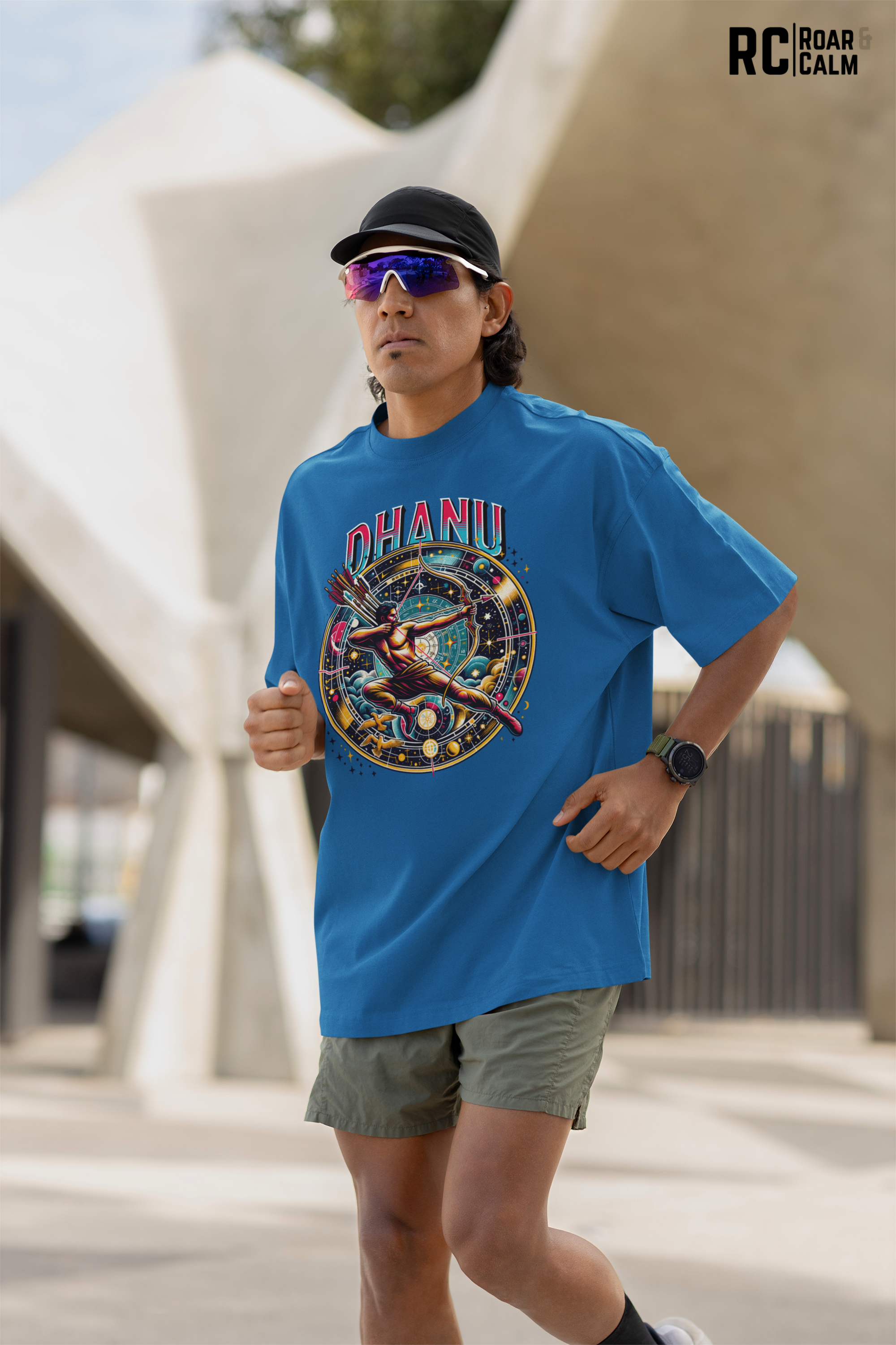 Dhanu Zodiac Oversized T-Shirt (UNISEX) – Roar & Calm Collection