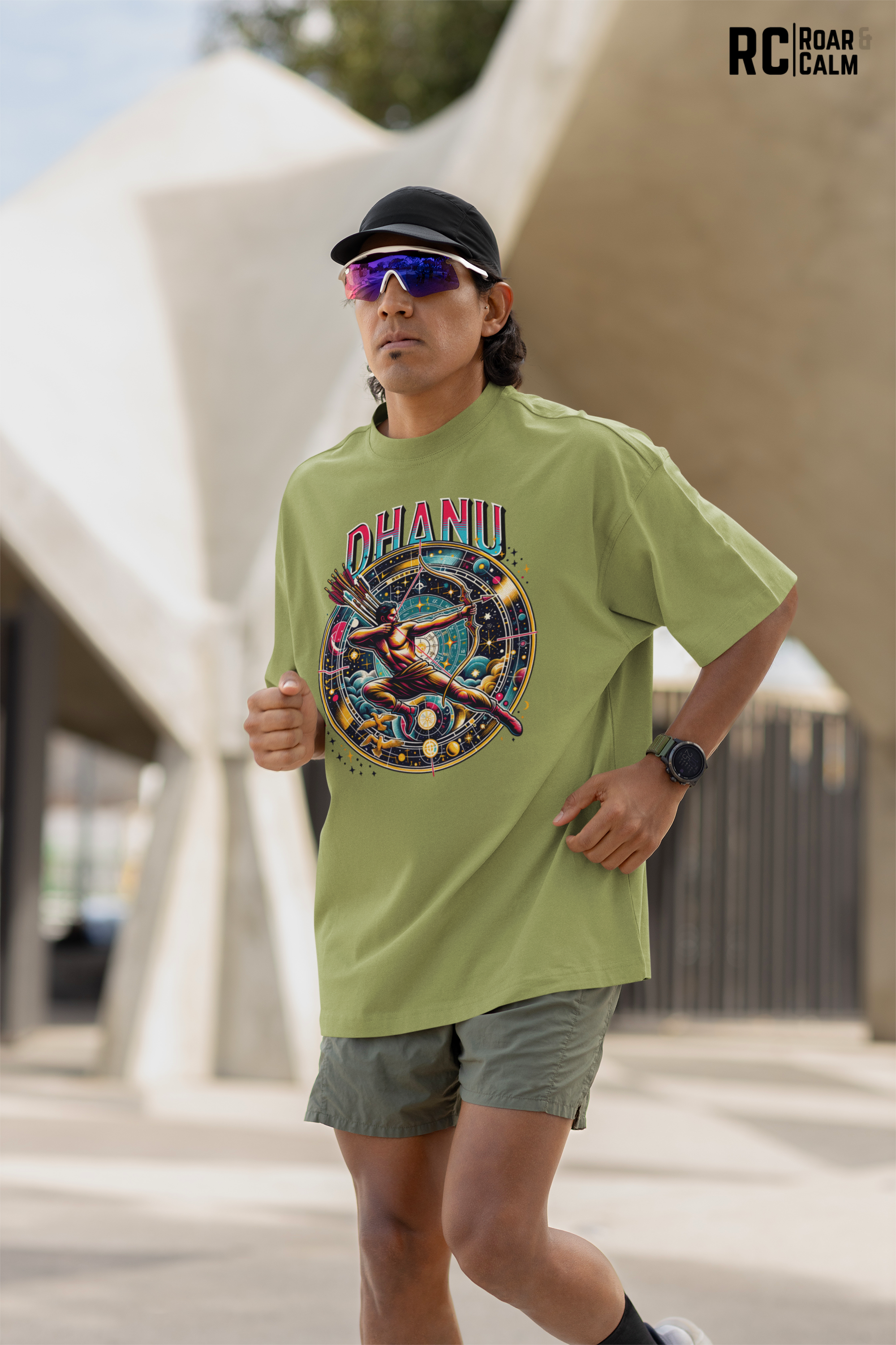 Dhanu Zodiac Oversized T-Shirt (UNISEX) – Roar & Calm Collection
