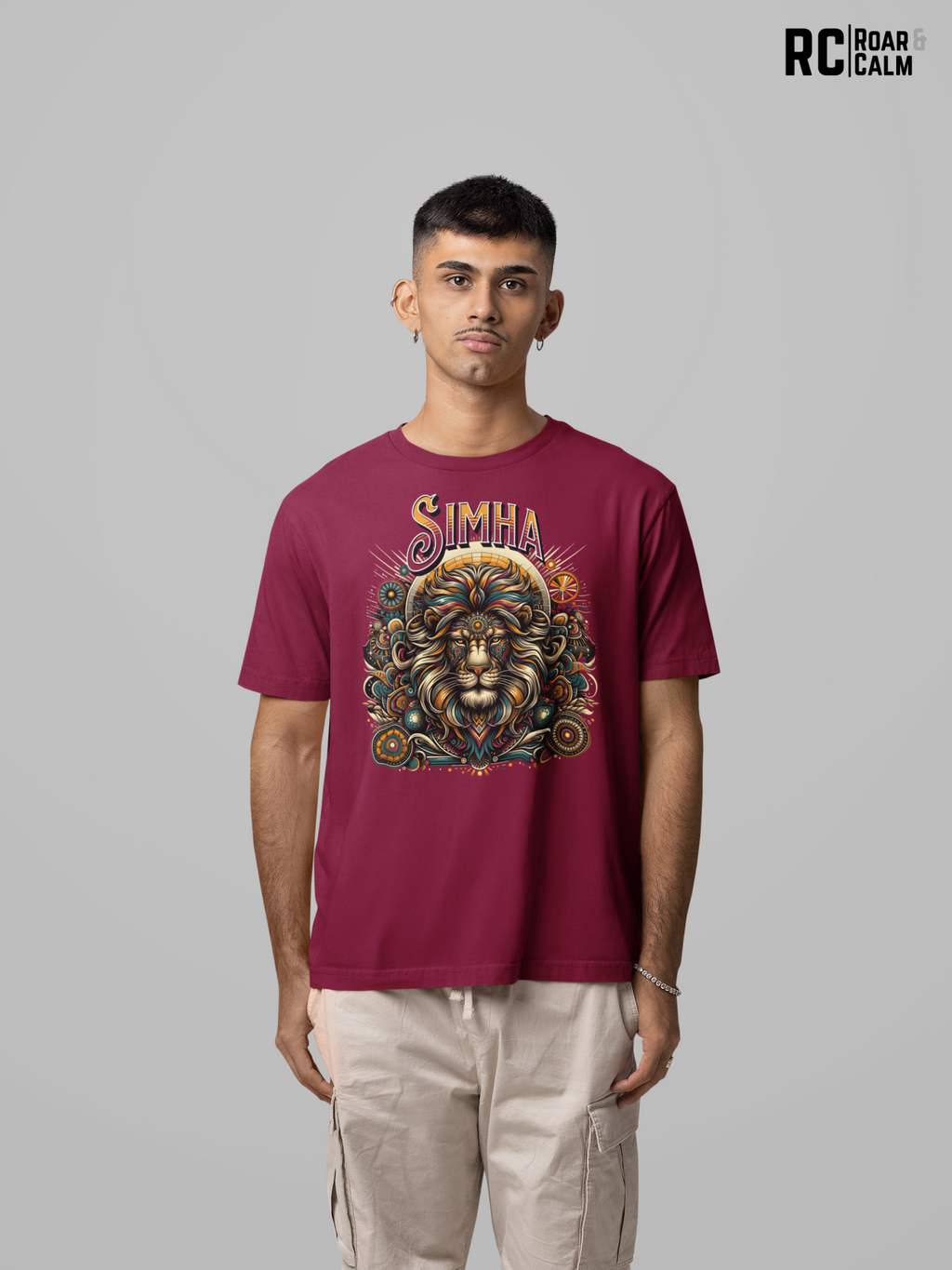 Simha Zodiac Oversized T-Shirt (UNISEX) – Roar & Calm Collection