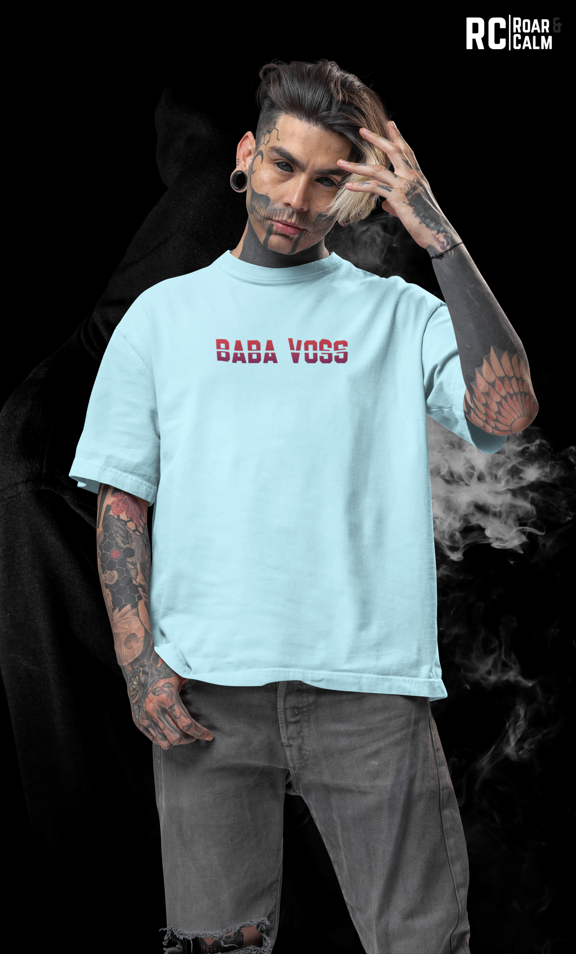 BABA VOSS Oversized T-Shirt Roar & Calm Collection