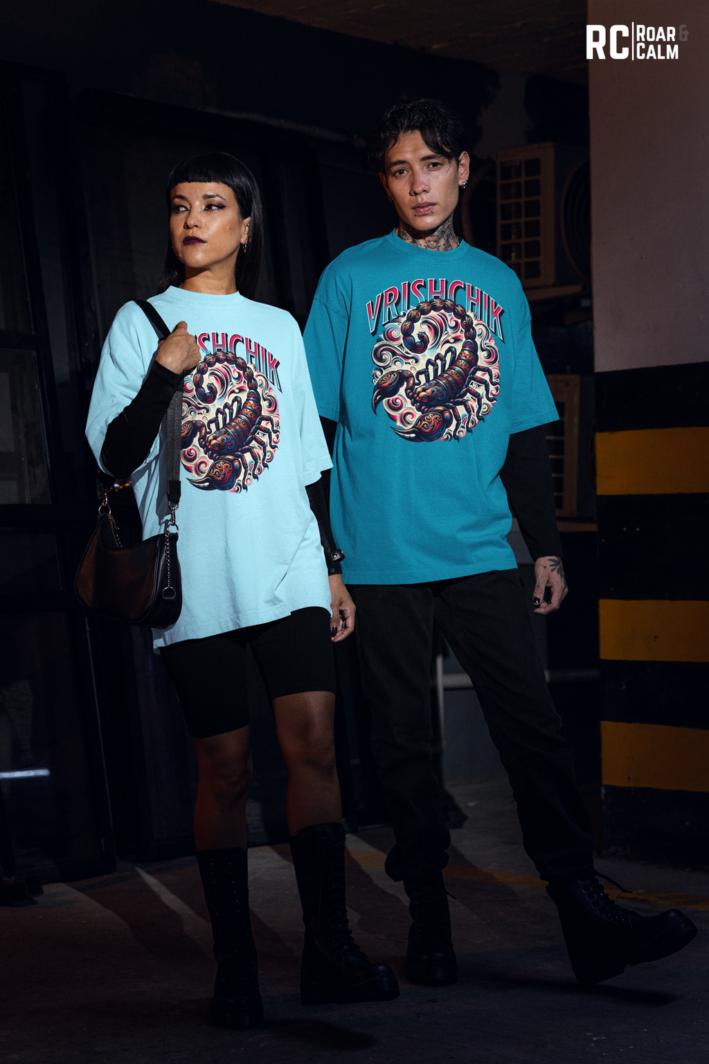 Vrischika Zodiac Oversized T-Shirt (UNISEX) – Roar & Calm Collection