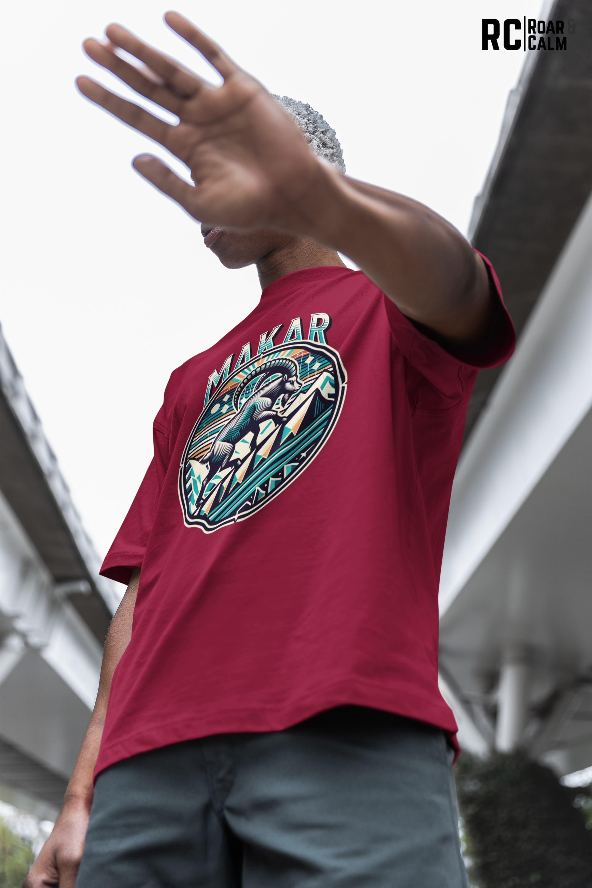 Makar Zodiac Oversized T-Shirt (UNISEX) – Roar & Calm Collection